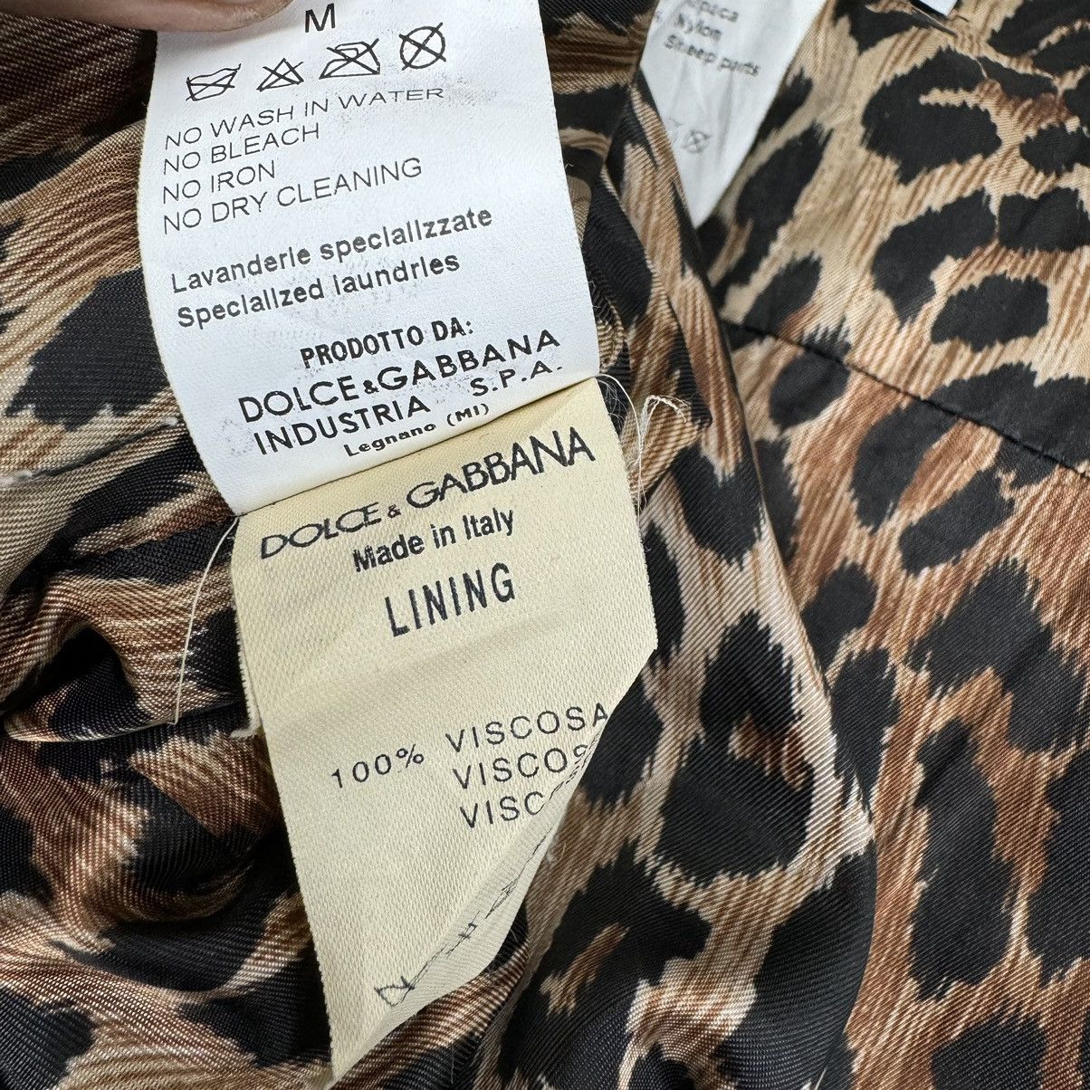Dolce & Gabbana ☀️D&G SHEEP LEATHER PARTS TRENCH COAT JACKET Size S / US 4 / IT 40 - 12 Thumbnail