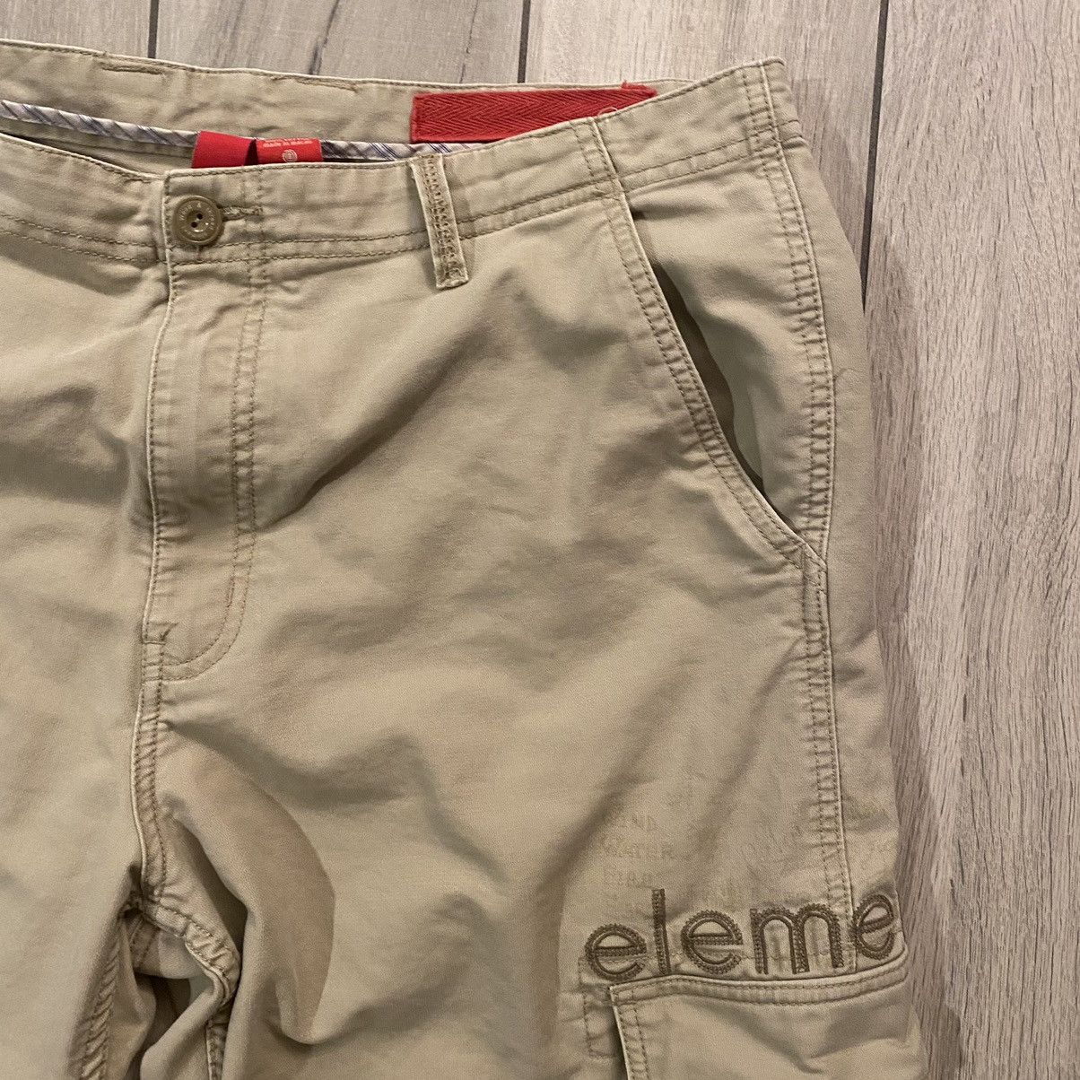 Element × JNCO × Southpole Vintage Y2K Earth Tone Tan Element Baggy Cargo Shorts 38 Size US 38 / EU 54 - 22 Thumbnail