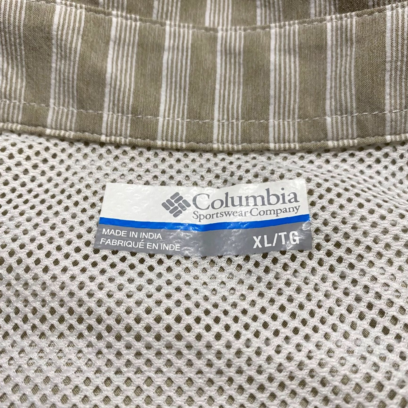 Vintage Columbia Shirt Mens XL Beige Striped Short Sleeve Button-Up Casual Outdoor Fish UV Protection Pockets Quick Dry All Seasons 2059 Size US XL / EU 56 / 4 - 3 Thumbnail