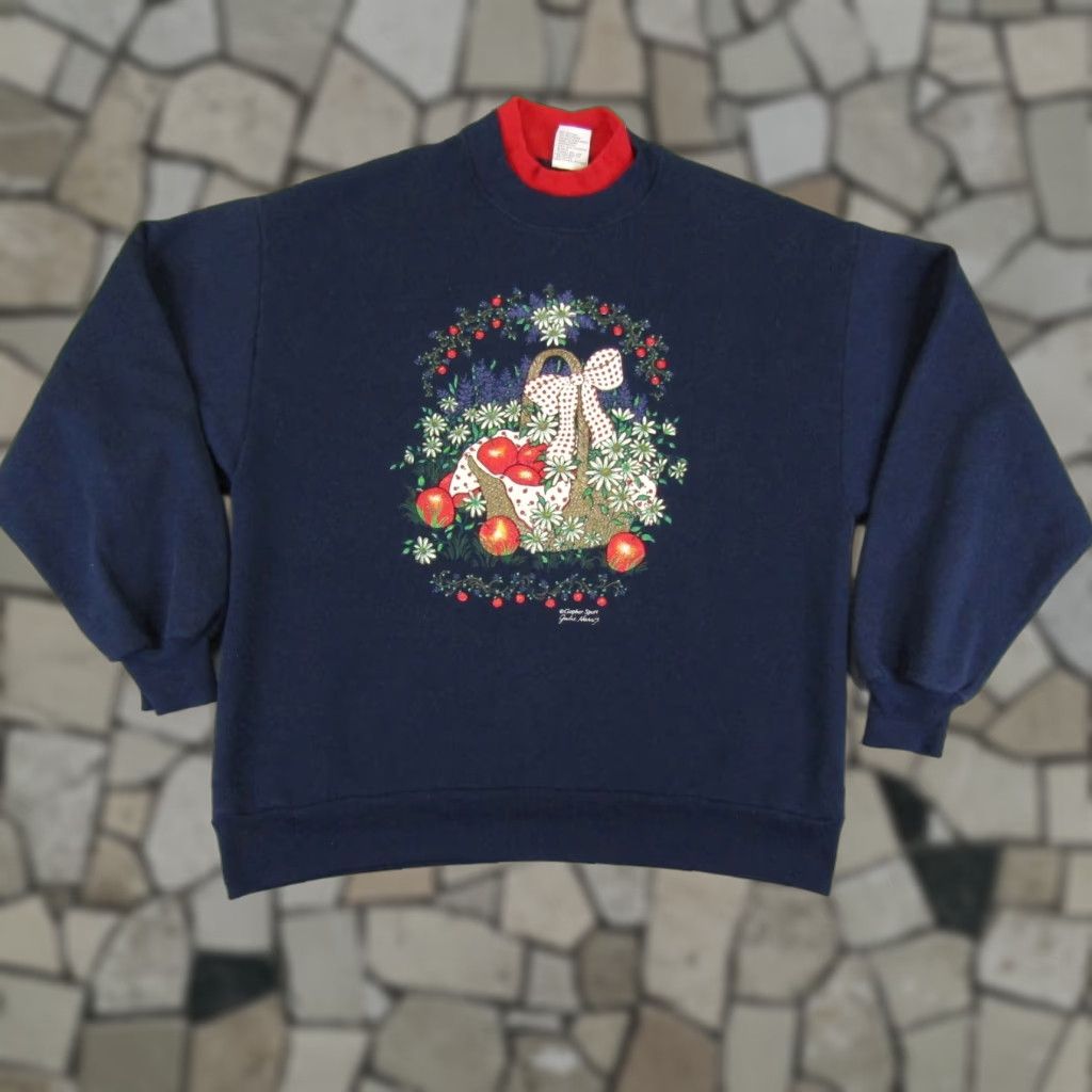 Vintage Vintage Gopher Sport Sweatshirt Womens Large Blue Julie Harris Layered Sweater Size L / US 10 / IT 46 - 1 Thumbnail