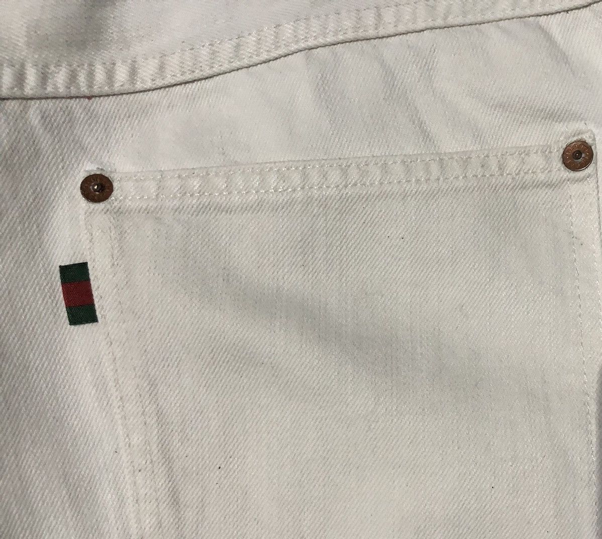 Gucci gucci denim white short pants Size US 32 / EU 48 - 6 Thumbnail