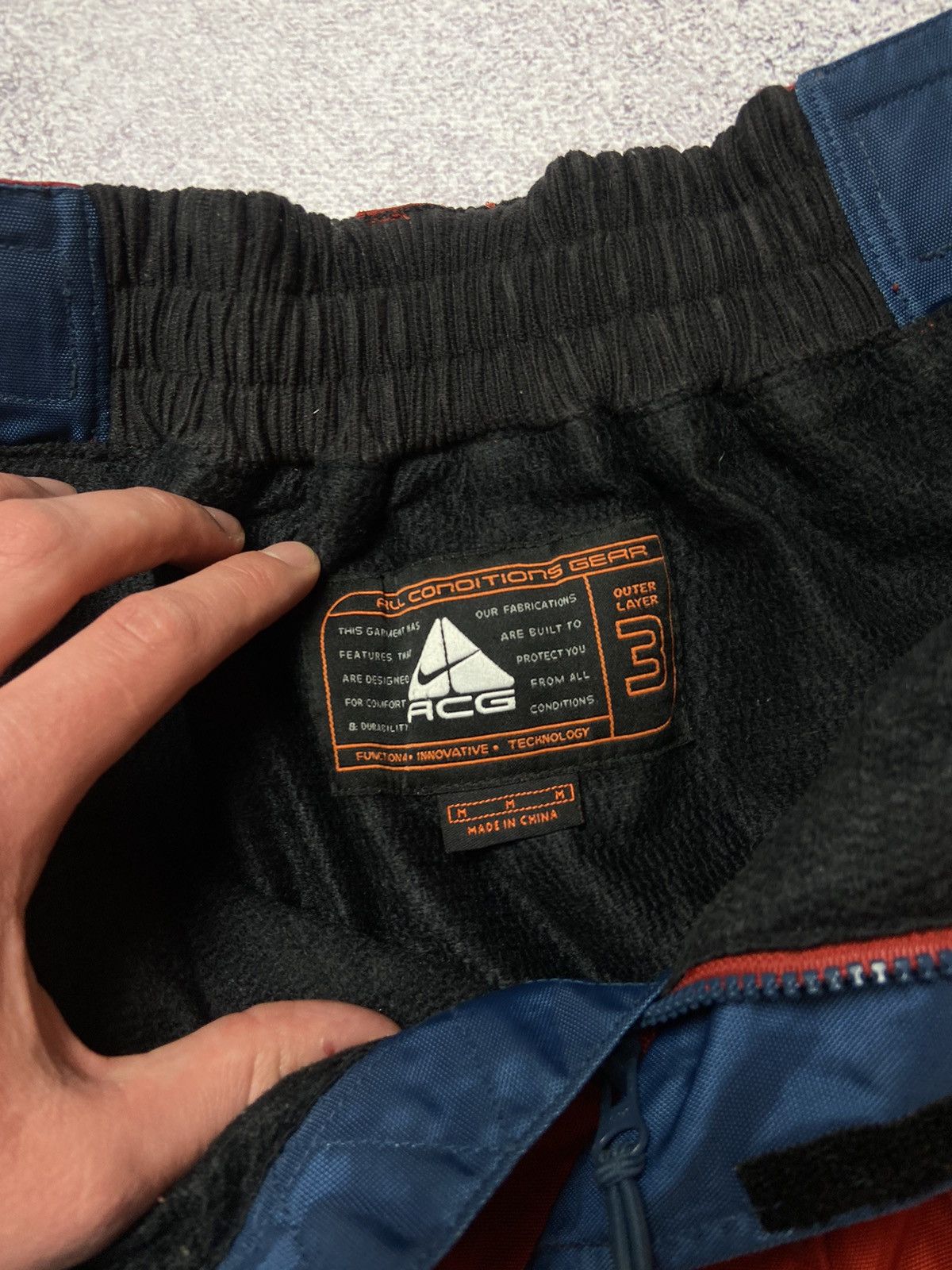 Nike ACG Vintage Nike ACG Snow Ski Pants Red Outer Layer 3 Rare Sport Size US 32 / EU 48 - 10 Thumbnail