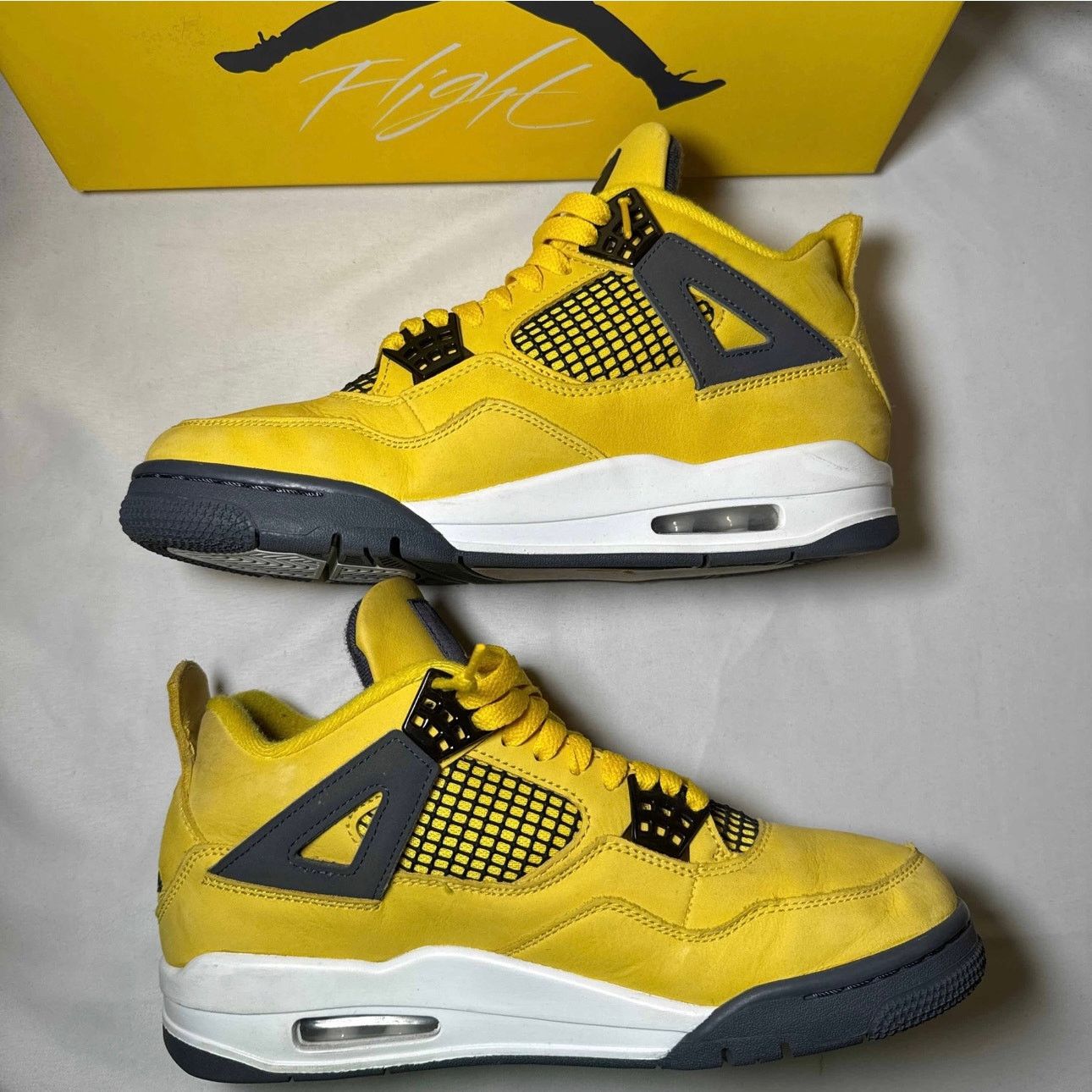 Jordan Brand × Nike Size 8 - Nike Air Jordan 4 Retro Lightning 2021 Men's Shoes Size US 8 / EU 41 - 3 Thumbnail