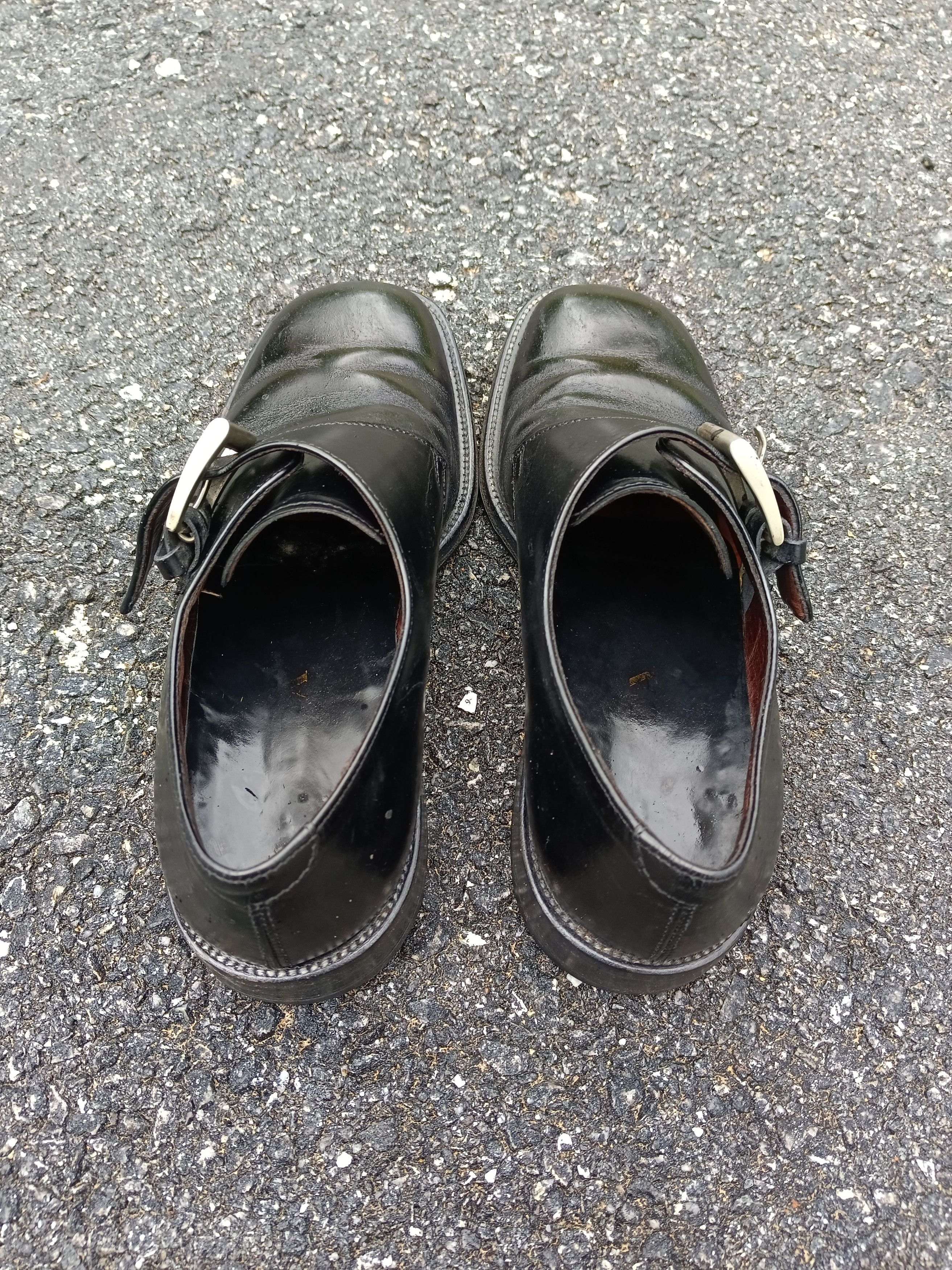 Prada PRADA LEATHER BLACK BUCKLE LOAFER SHOES Size US 7 / EU 40 - 5 Thumbnail