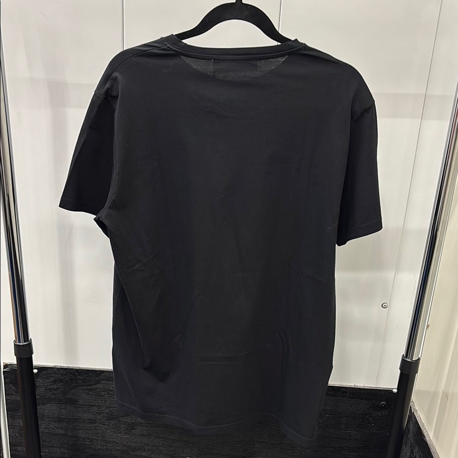 Etro NWT Etro Black Short Sleeve Tee with Leopard hand paintin XL Size US XL / EU 56 / 4 - 6 Thumbnail