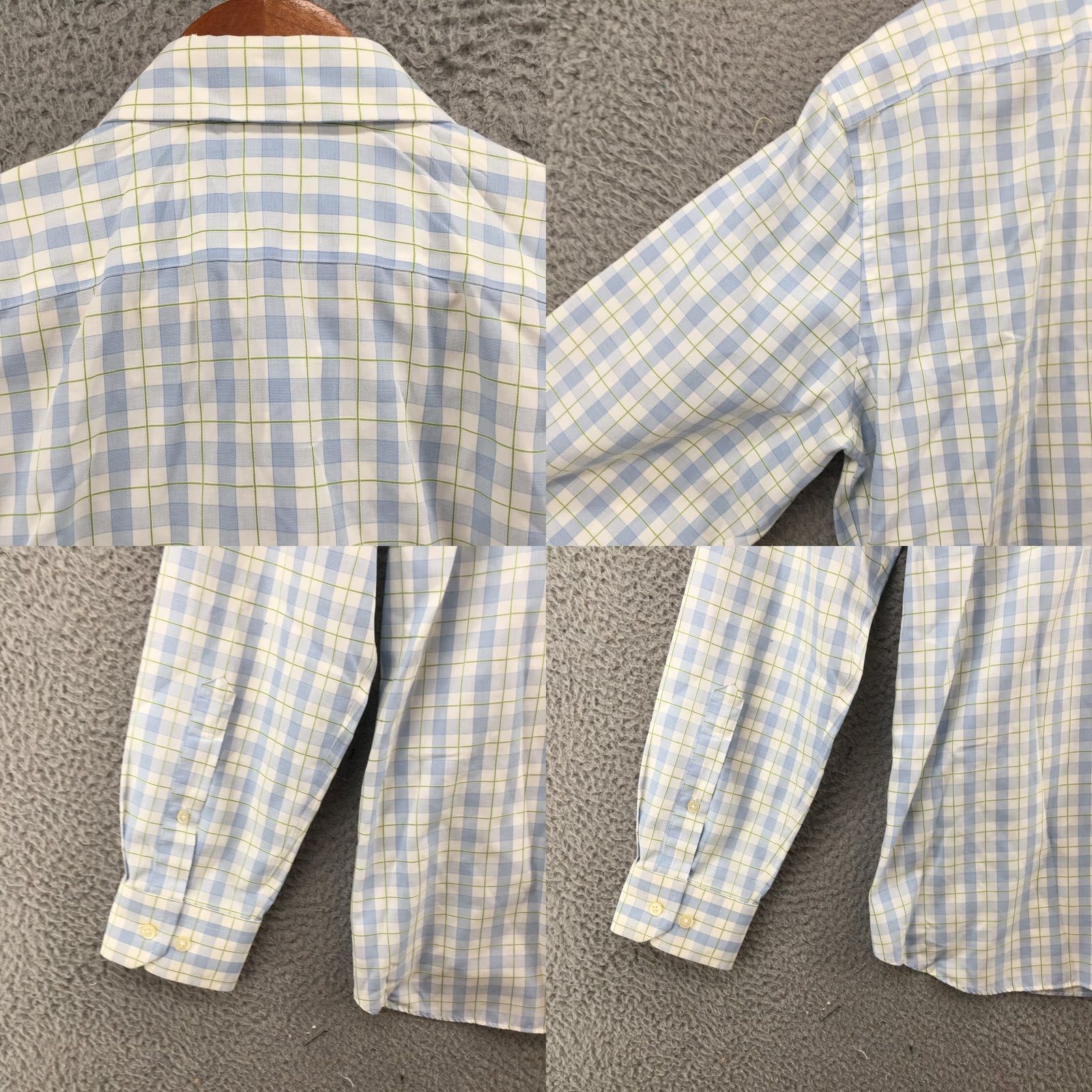 Banana Republic Banana Republic Button-Up Long Sleeve Shirt Mens L Slim Plaid Multicolor Cotton Size US L / EU 52-54 / 3 - 9 Thumbnail