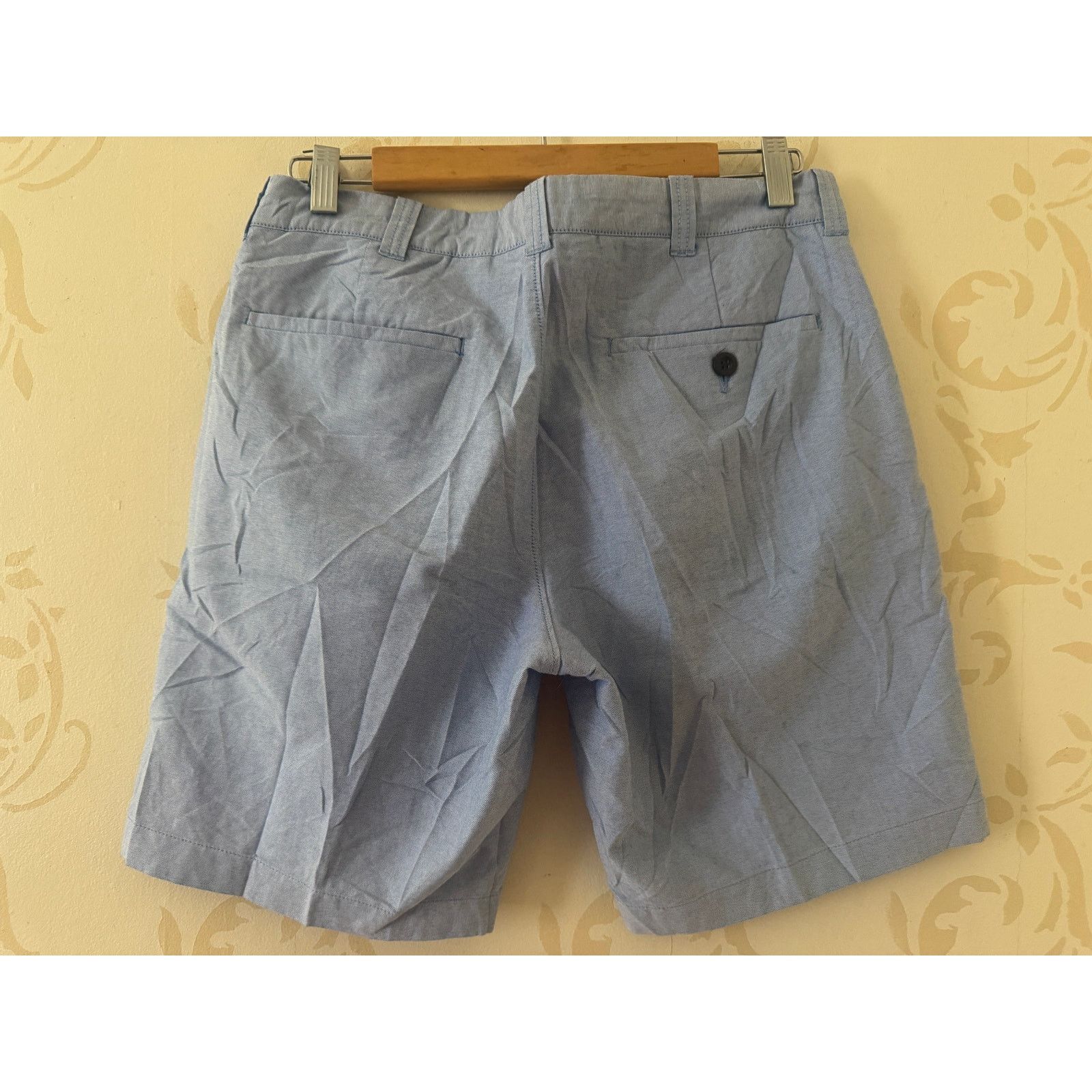 J.Crew Mens Size 30 J.Crew Oxford Blue shorts 30" x 9" Size US 30 / EU 46 - 2 Thumbnail