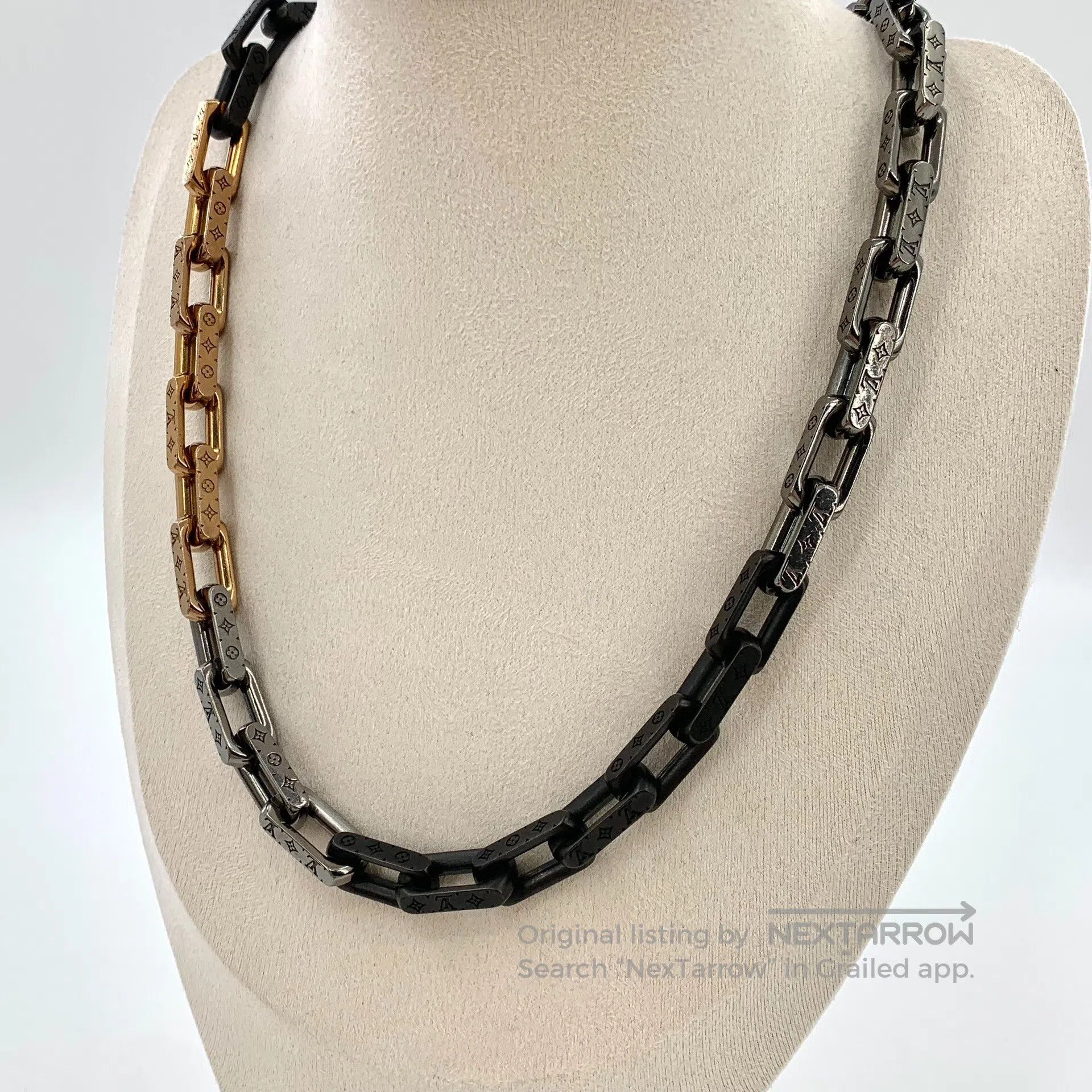 Louis Vuitton Louis Vuitton Color-Blocked Chain Logo Monogrammed Cut-Out Size ONE SIZE - 5 Thumbnail