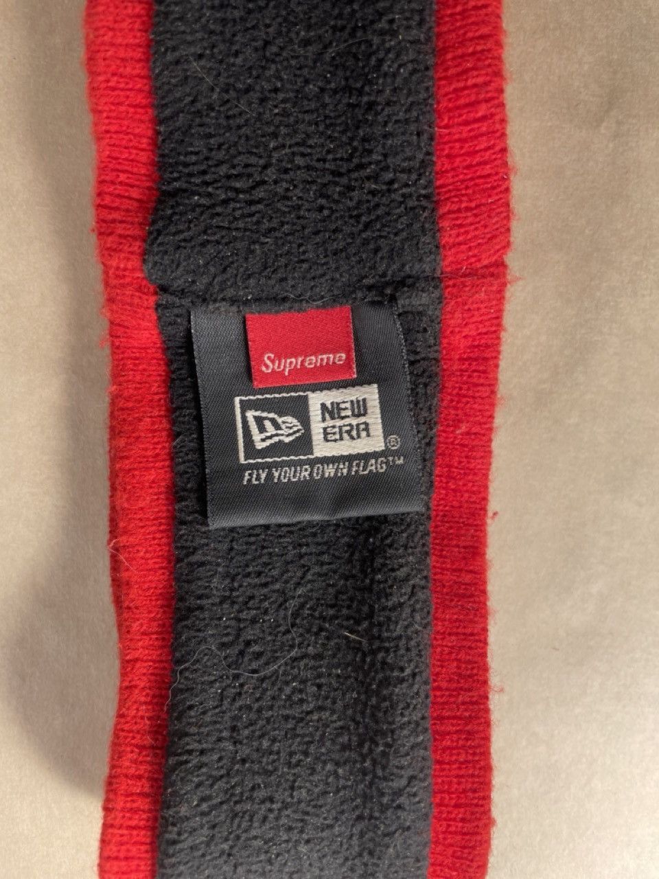 New Era × Supreme FW15 Classic Logo Headband Size ONE SIZE - 3 Thumbnail