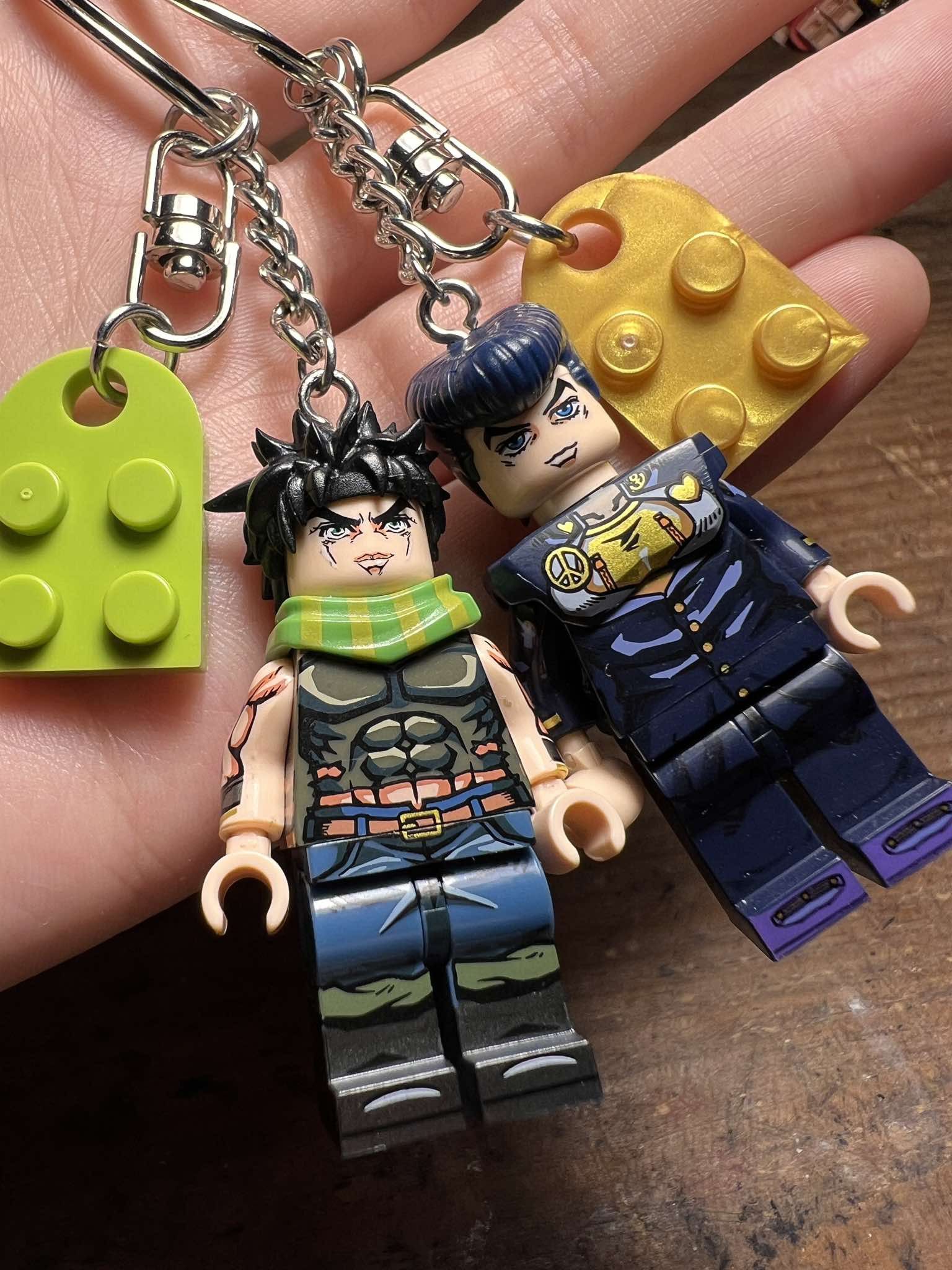 Anime Jojo joseph josuke anime mini figurine keychain keyring Size ONE SIZE - 1 Thumbnail