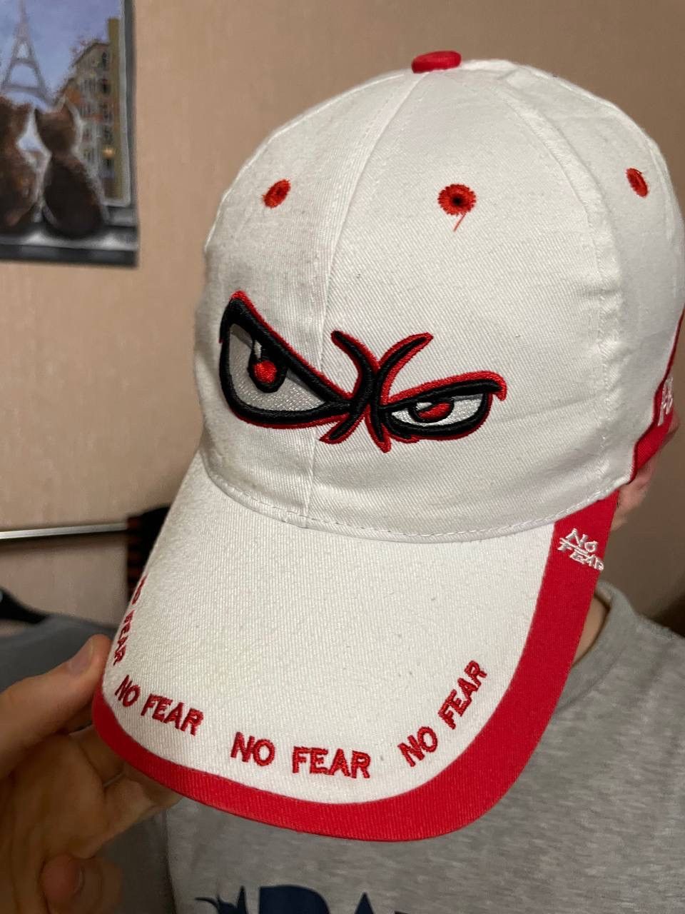 No Fear Vintage No Fear Eyes Surf Style Y2K Cap Hat Size ONE SIZE - 4 Thumbnail