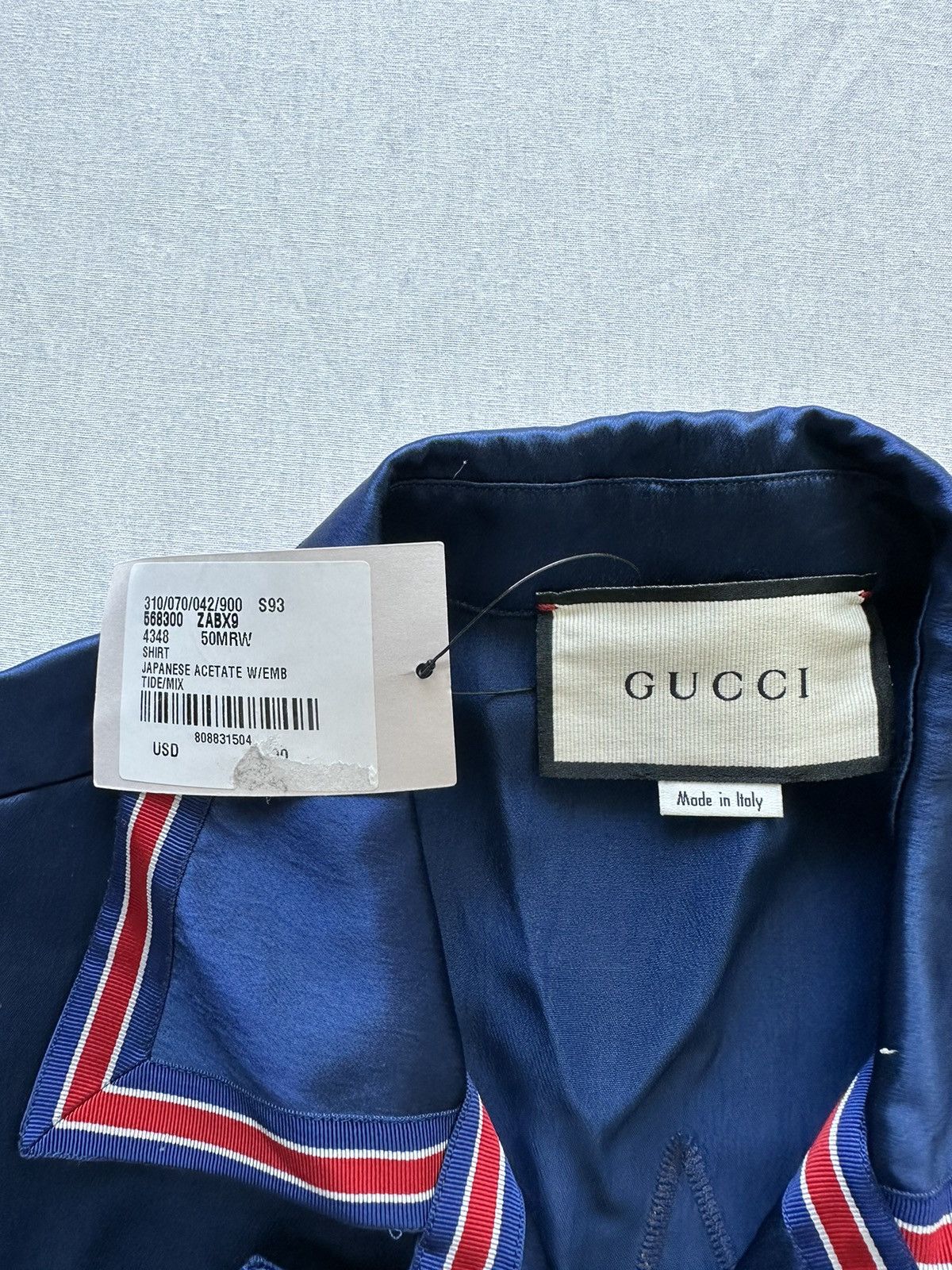 Gucci Gucci Acetate Bowling Shirt Double G Butotn Up sz 50 Size US M / EU 48-50 / 2 - 5 Thumbnail