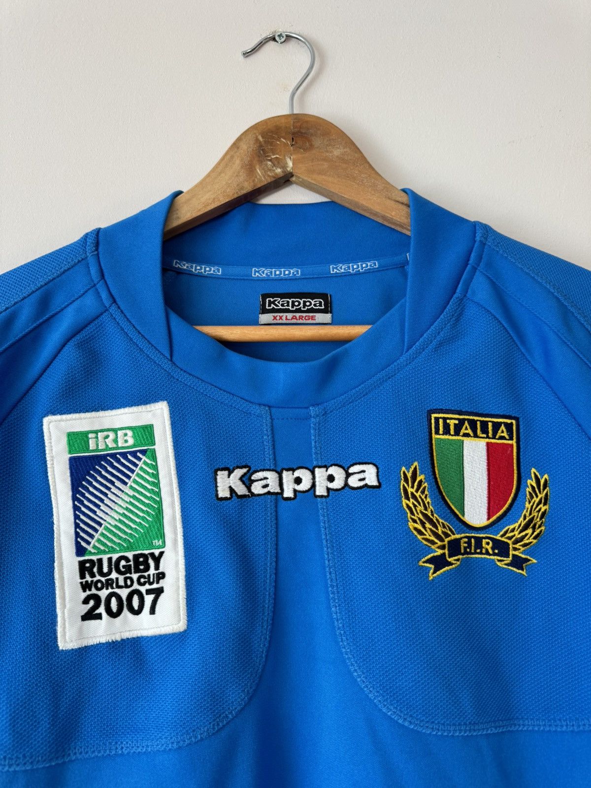 Kappa Vintage Italy 2007-2008 Kappa Rugby Jersey Shirt Kit Size US XXL / EU 58 / 5 - 6 Thumbnail