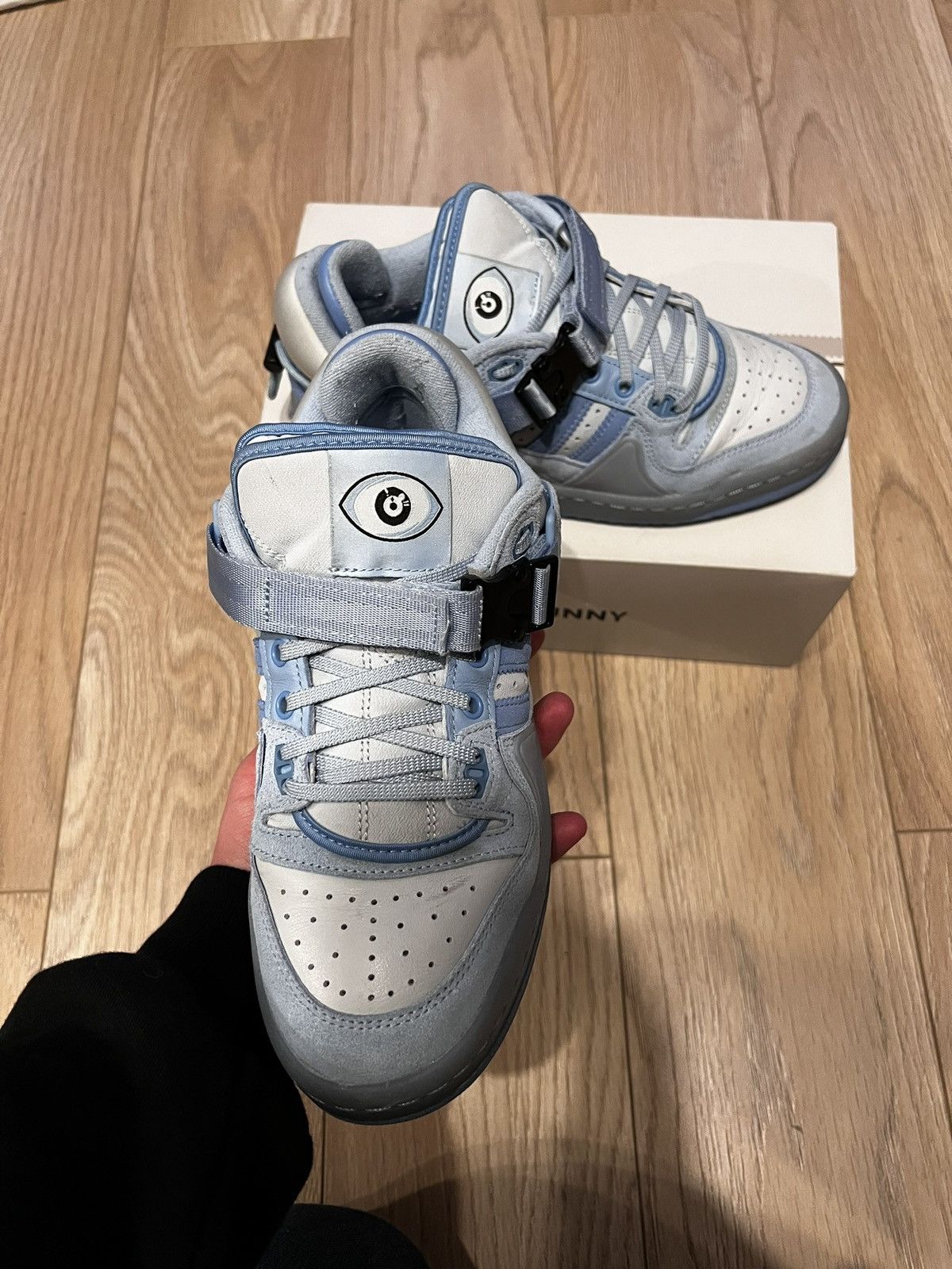 Adidas Adidas Forum Low Bad Bunny Blue Tint Size US 8.5 / IT 38.5 - 4 Thumbnail