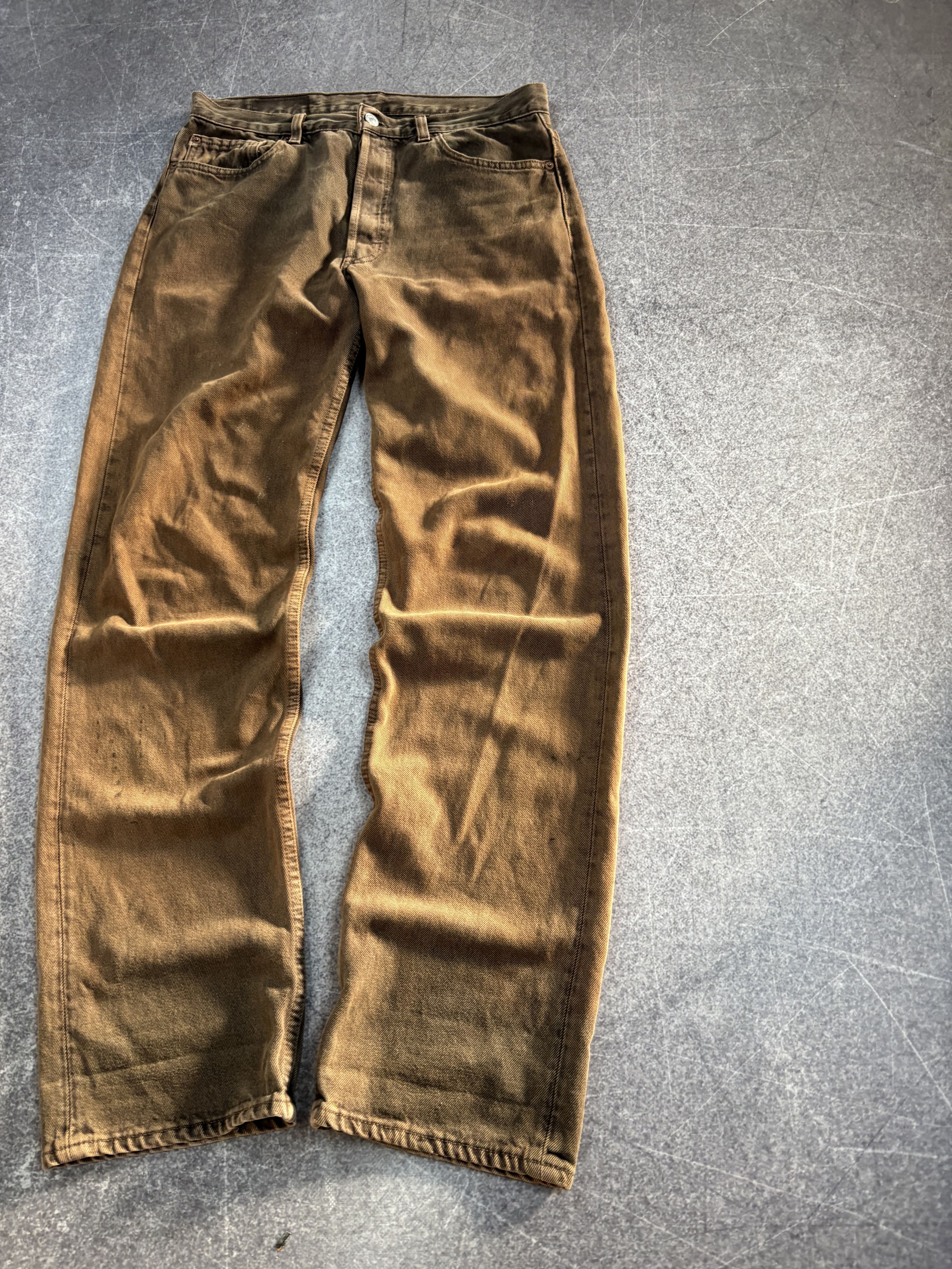 Junya Watanabe VTG KAPITAL STYLE DISTRESSED WASHED TRASHED LEIVS JEANS Size US 32 / EU 48 - 3 Thumbnail