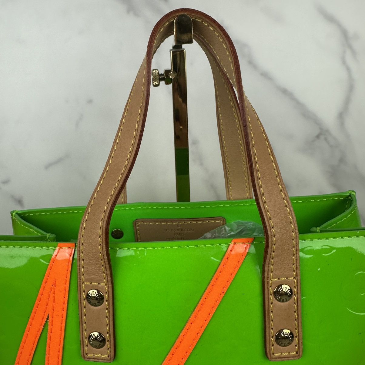 Louis Vuitton Louis Vuitton Green Vernis Reade PM Limited Edition Size ONE SIZE - 6 Thumbnail
