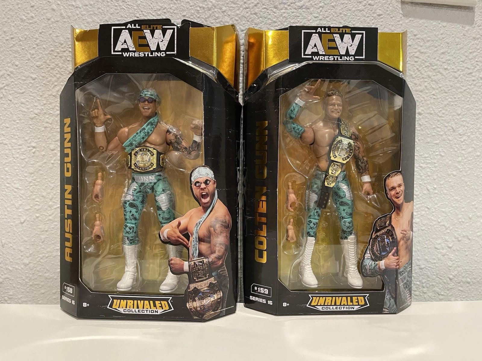 Other Austin And Colten Gunn Action Figures AEW Unrivaled Size ONE SIZE - 1 Thumbnail
