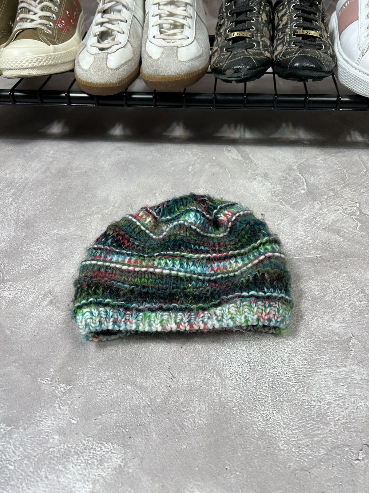 Vintage Vintage Avantgarde Missoni Style Knit Hat Size ONE SIZE - 2 Thumbnail