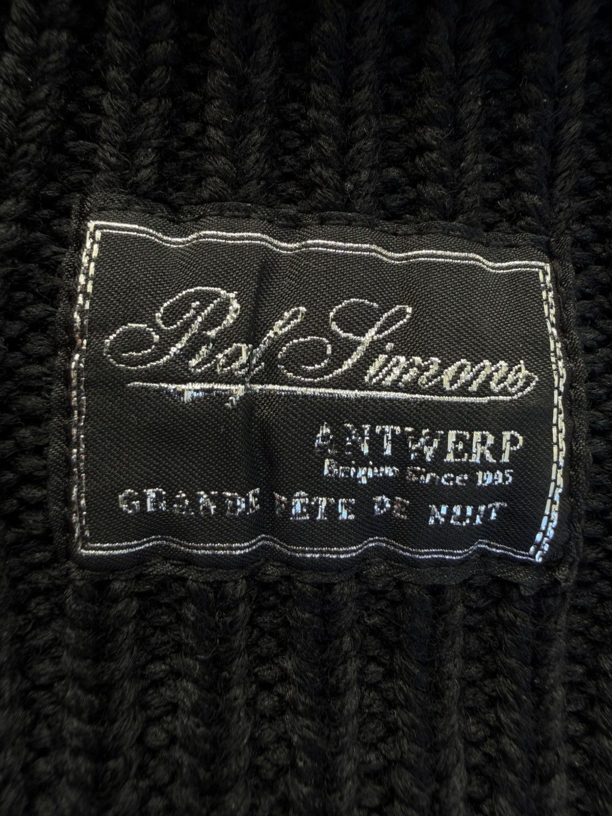 Raf Simons Raf Simons Zip Up Bulky Knit Turtleneck Cardigan Size US S / EU 44-46 / 1 - 11 Thumbnail