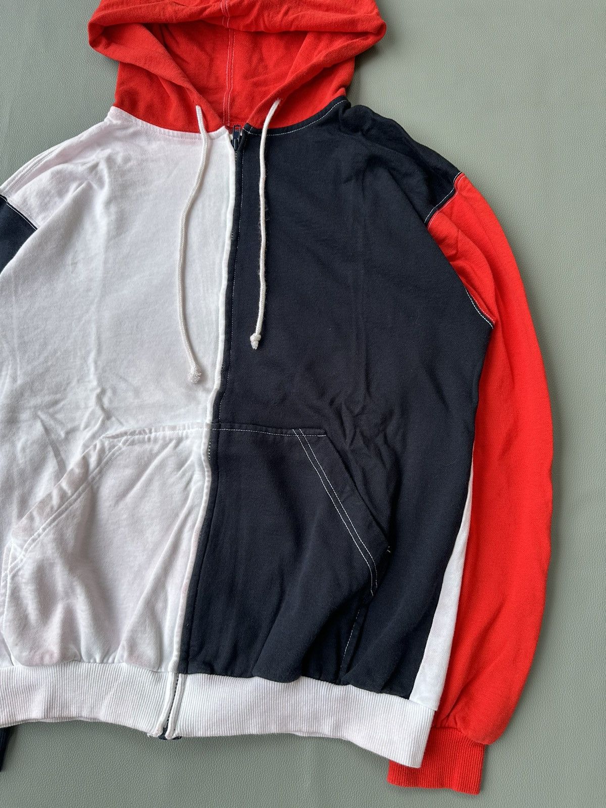 Junko Shimada ARCHIVE JUNKO SHIMADA COLOR BLOCK ZIP HOODIE Size US M / EU 48-50 / 2 - 6 Thumbnail
