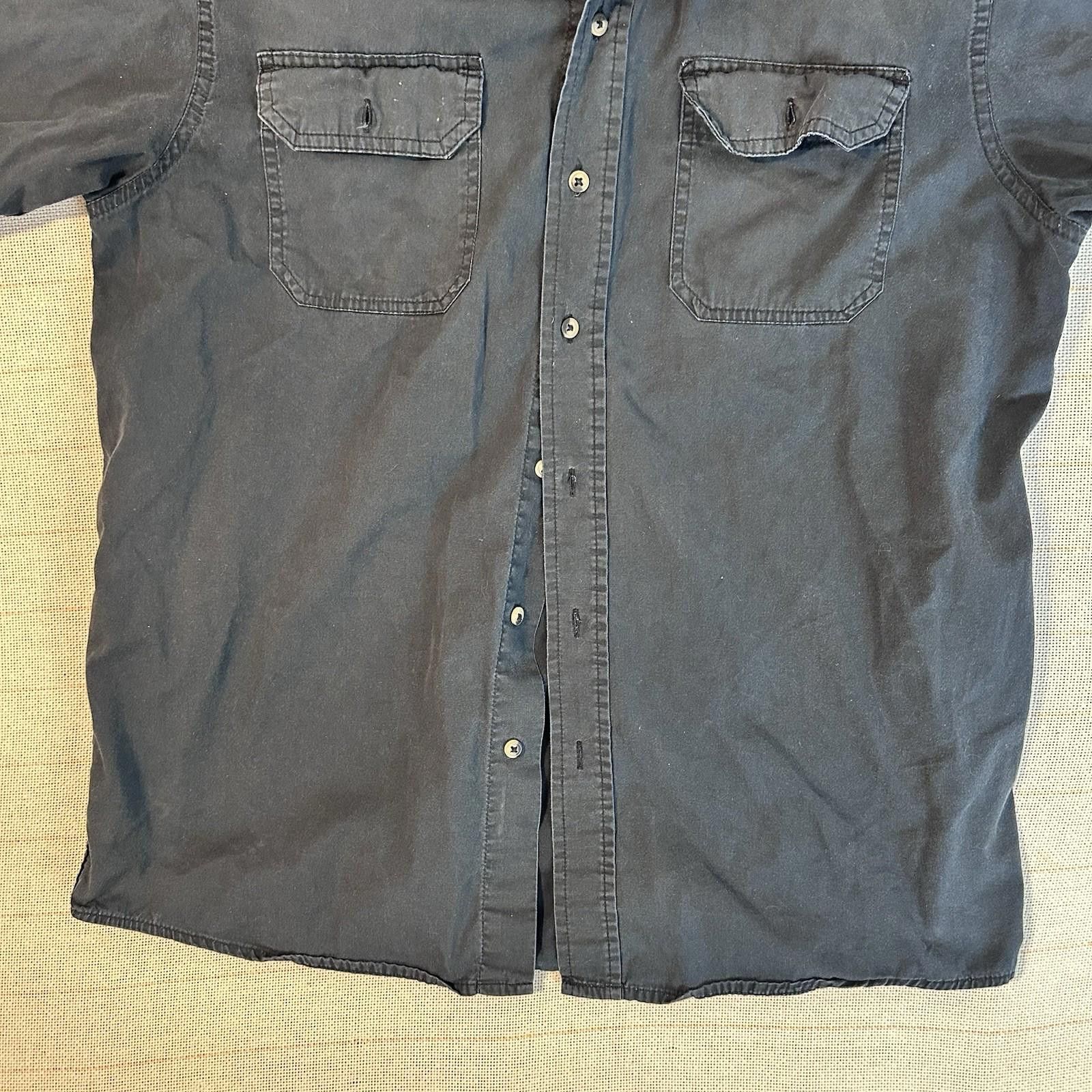Wrangler Wrangler Premium Quality Short Sleeve Button Down Black Size US XL / EU 56 / 4 - 8 Thumbnail
