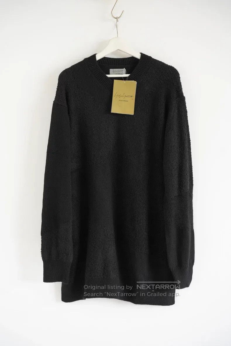 Yohji Yamamoto YOHJI YAMAMOTO Fuzzy Vintage Patchwork Sweater Size US L / EU 52-54 / 3 - 1 Thumbnail