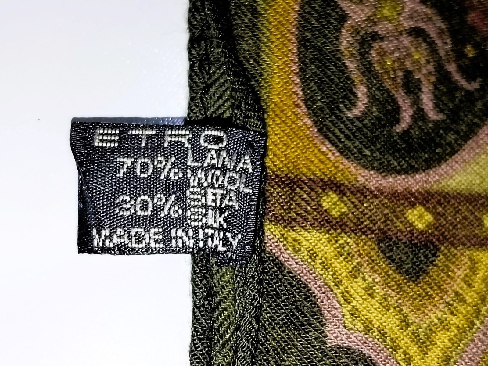 Etro ETRO MILANO ITALY Signature Abstract Vintage Silk Scarf Size ONE SIZE - 9 Thumbnail