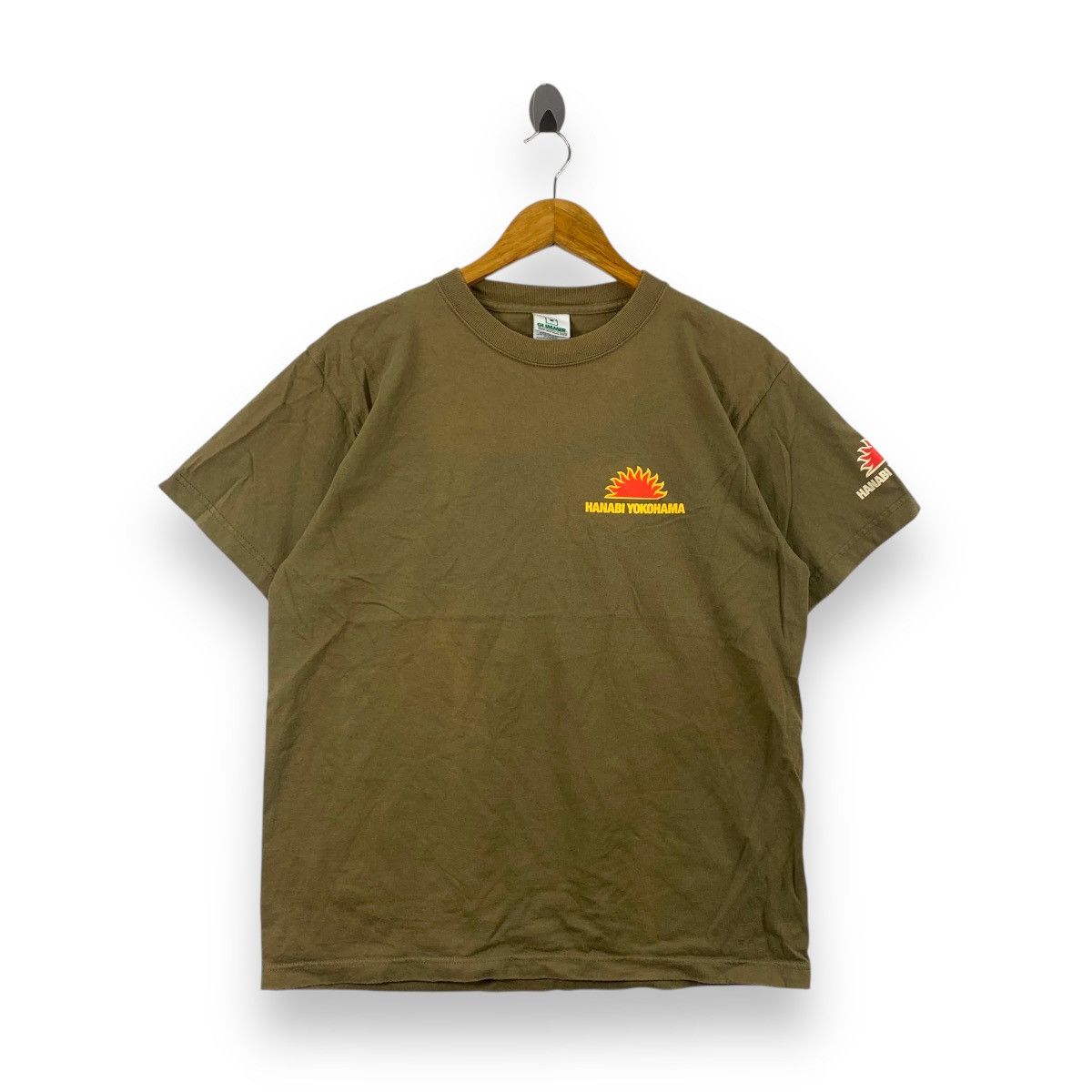 Vintage HANABI YOKOHAMA TWILIGHT Fireworks Festival Staff Tee Shirt Size US L / EU 52-54 / 3 - 3 Thumbnail