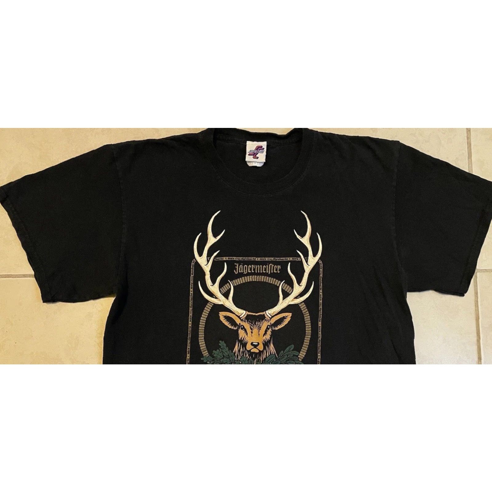 Vintage VINTAGE Santa Cruz Skateboards Jeff Kendall Faded Shirt L SMA Black 90s Y2K Skateboarding T-Shirt Graphic Tee Mens Size US L / EU 52-54 / 3 - 4 Thumbnail