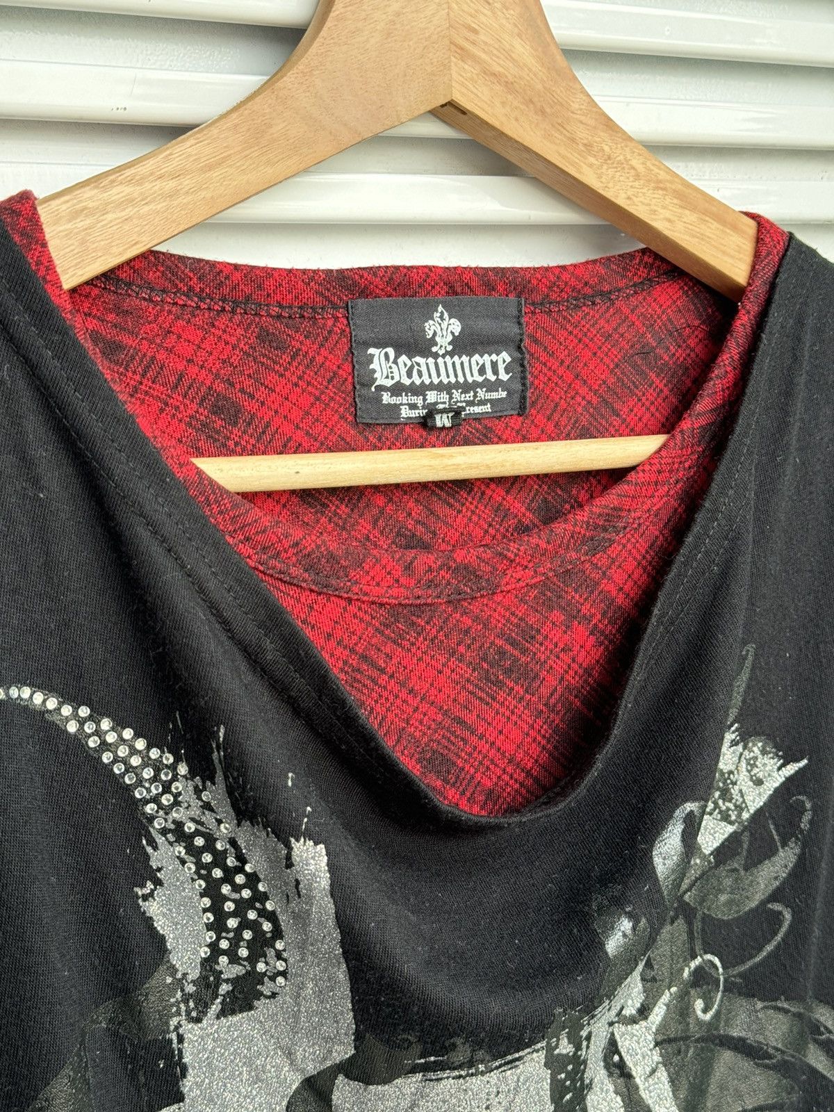 Japanese Brand Vintage Beaumere Keffiyeh Skulls Punk Riot Longsleeves Size US M / EU 48-50 / 2 - 8 Thumbnail