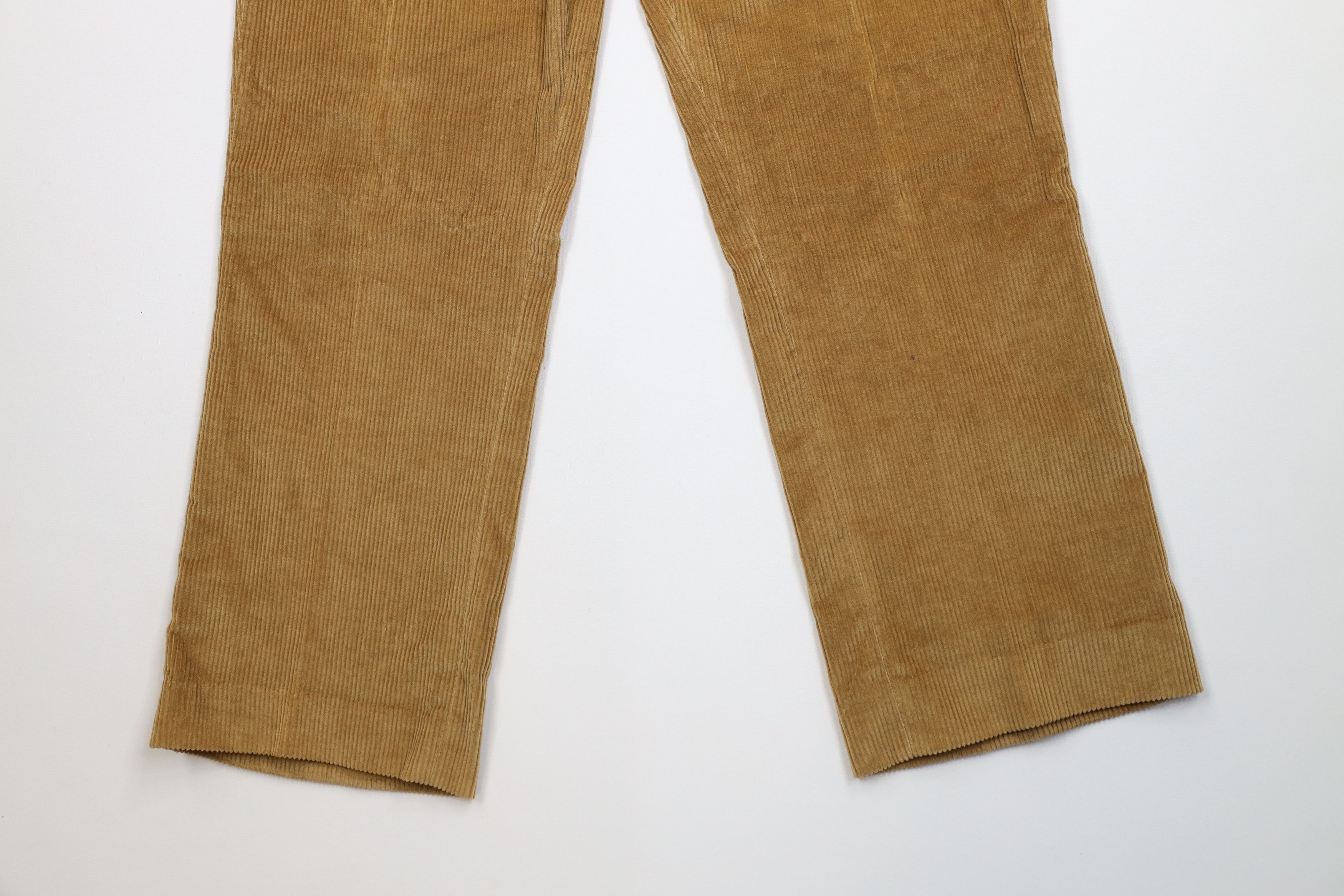 Vintage Vintage 70s Streetwear Wide Leg Corduroy Chino Pants USA Size US 36 / EU 52 - 4 Thumbnail
