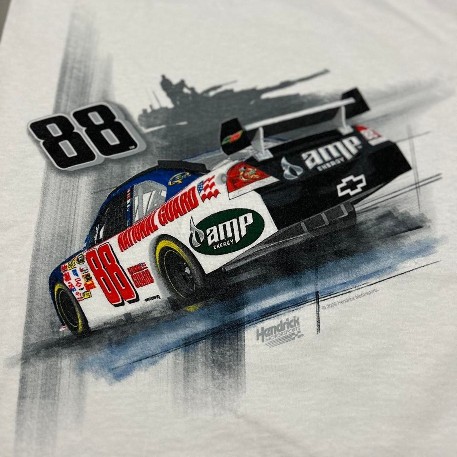 NASCAR **Dale Earnhardt Jr. National Guard T-Shirt NEW WITH TAGS** Size US L / EU 52-54 / 3 - 4 Thumbnail