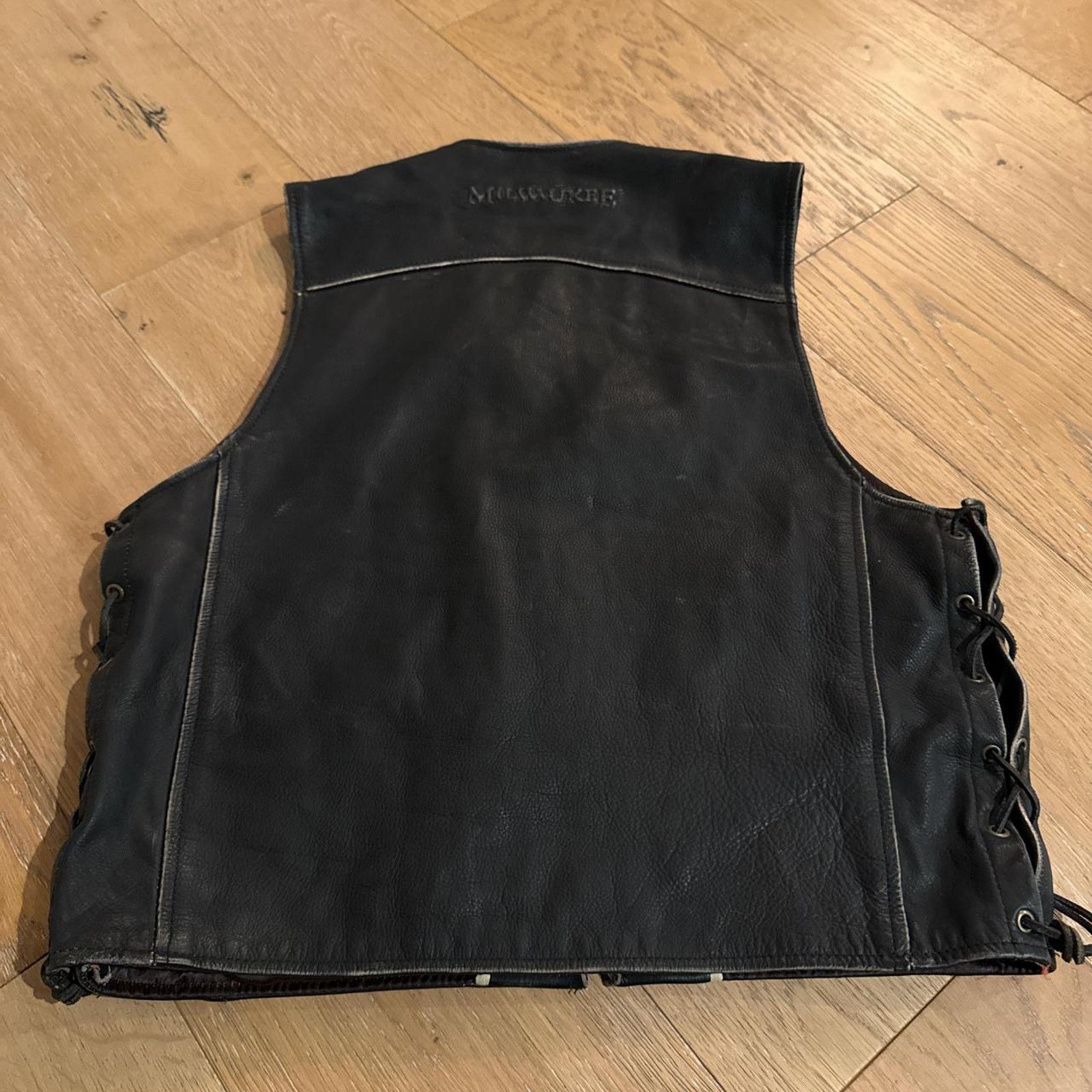 Hanes Milwaukee vintage collection genuine leather Size US L / EU 52-54 / 3 - 2 Thumbnail