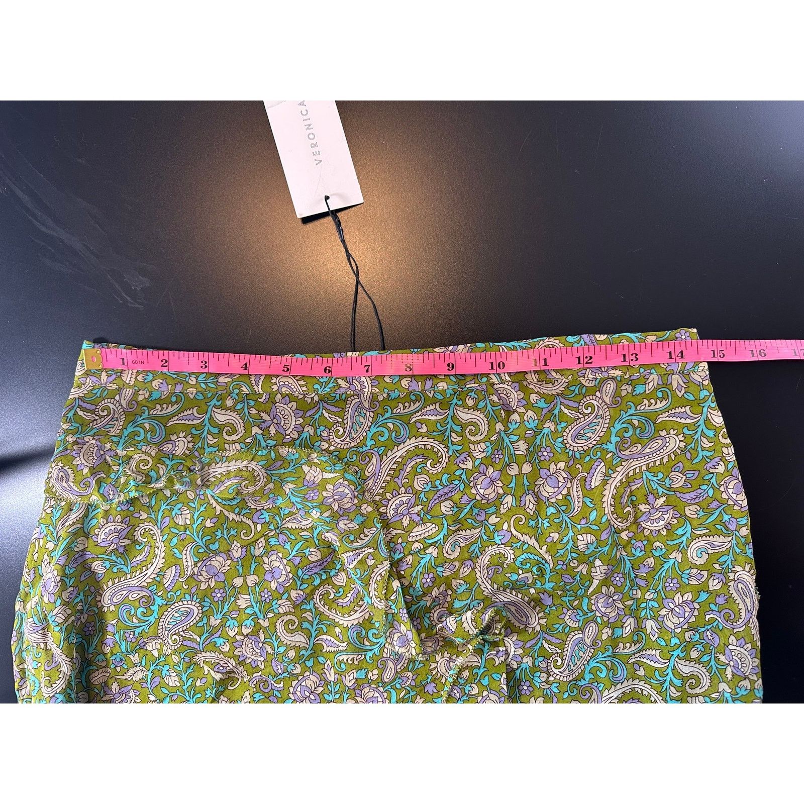 Veronica Beard VERONICA BEARD 8 Eleonora skirt green asymmetrical ruffle Size 30" / US 8 / IT 44 - 4 Thumbnail