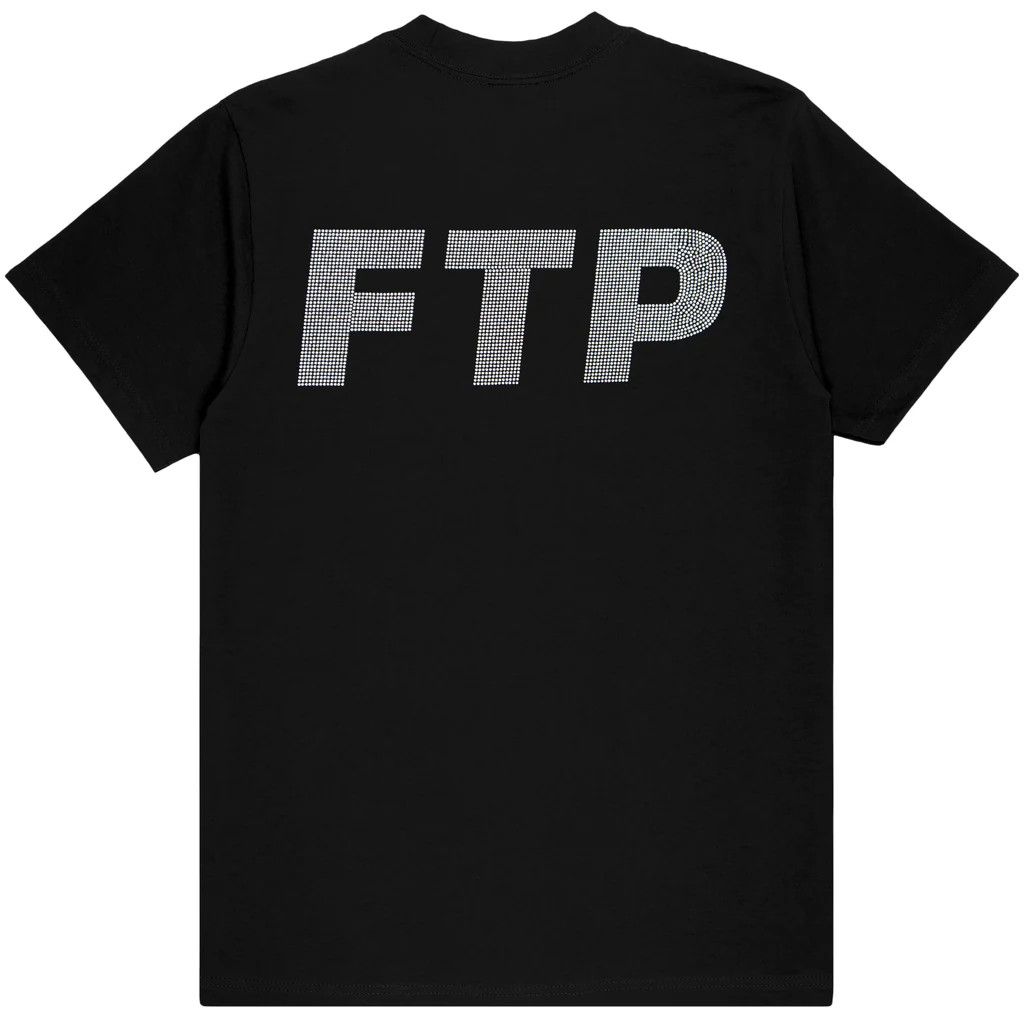 Fuck The Population FTP Rhinestone Logo Tee (Black, L) | Grailed 