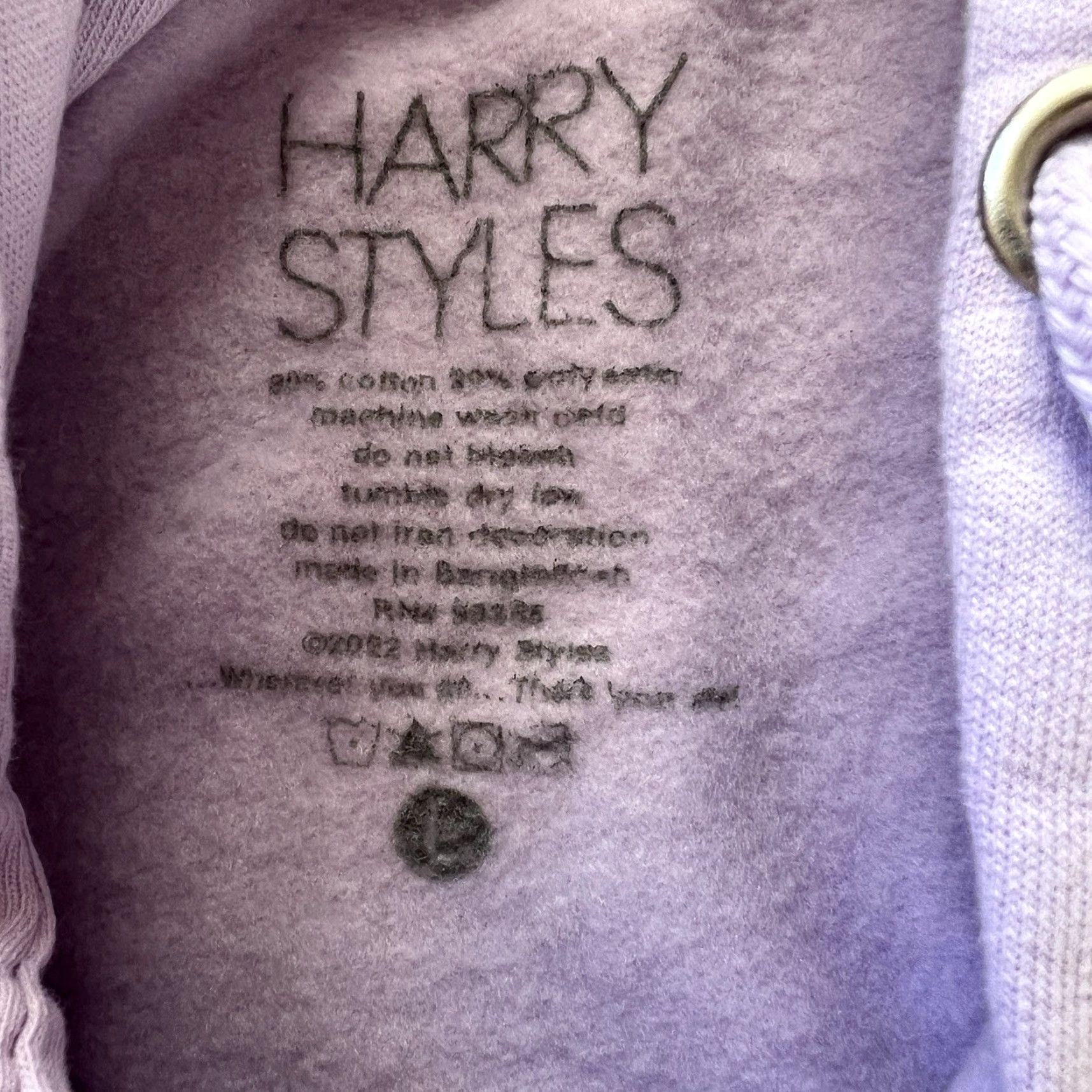 Vintage Harry Styles Hoodie Adult L Lavender Purple 2022 Harry's House On Tour Unisex Adults Pullover Hoodie Music Love Art Size L / US 10 / IT 46 - 5 Thumbnail