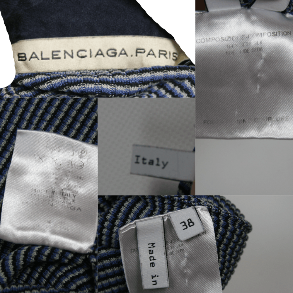 Balenciaga 2006 Striped Silk Knit Size XS / US 0-2 / IT 36-38 - 8 Thumbnail