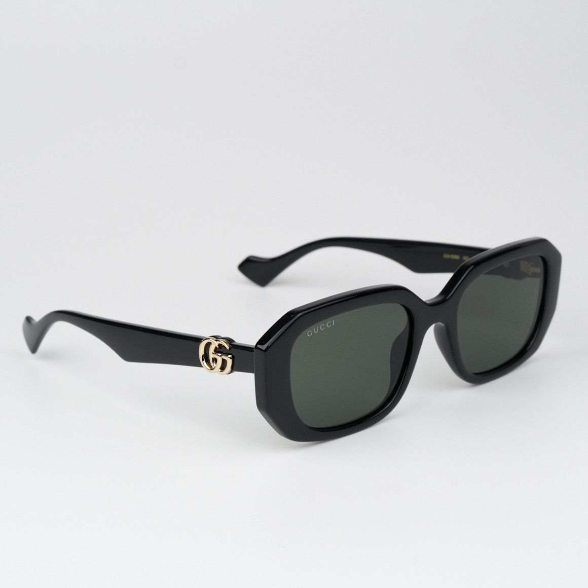Gucci NEW Gucci GG1535S 001 Black Grey Women Geometric Sunglasses Size ONE SIZE - 5 Thumbnail