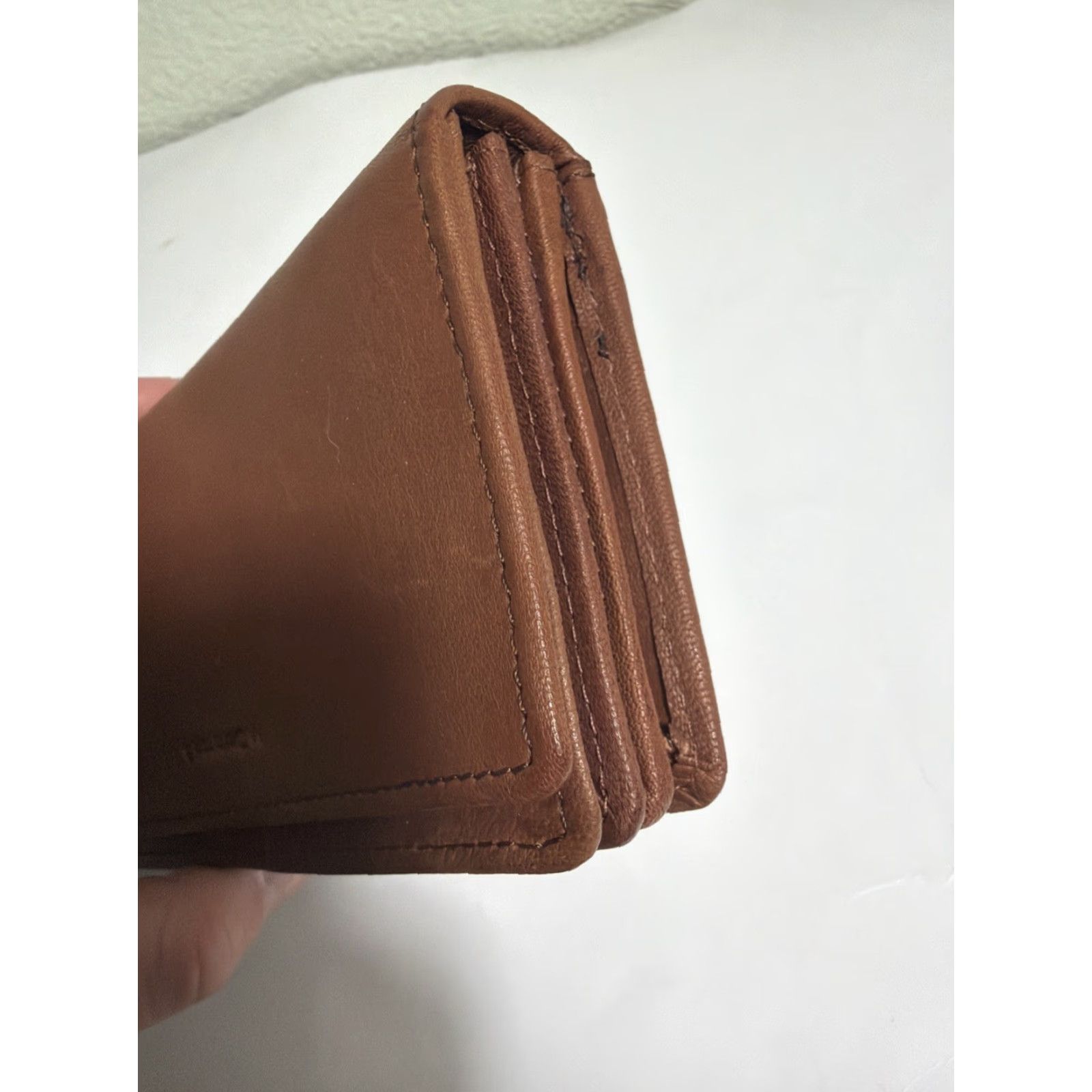 Arrow Spikes and Sparrow Wallet Clutch Brooklyn Brown Leather 3 Zip Compartments RFID Women Card Credit Folding Service? Size ONE SIZE - 3 Thumbnail