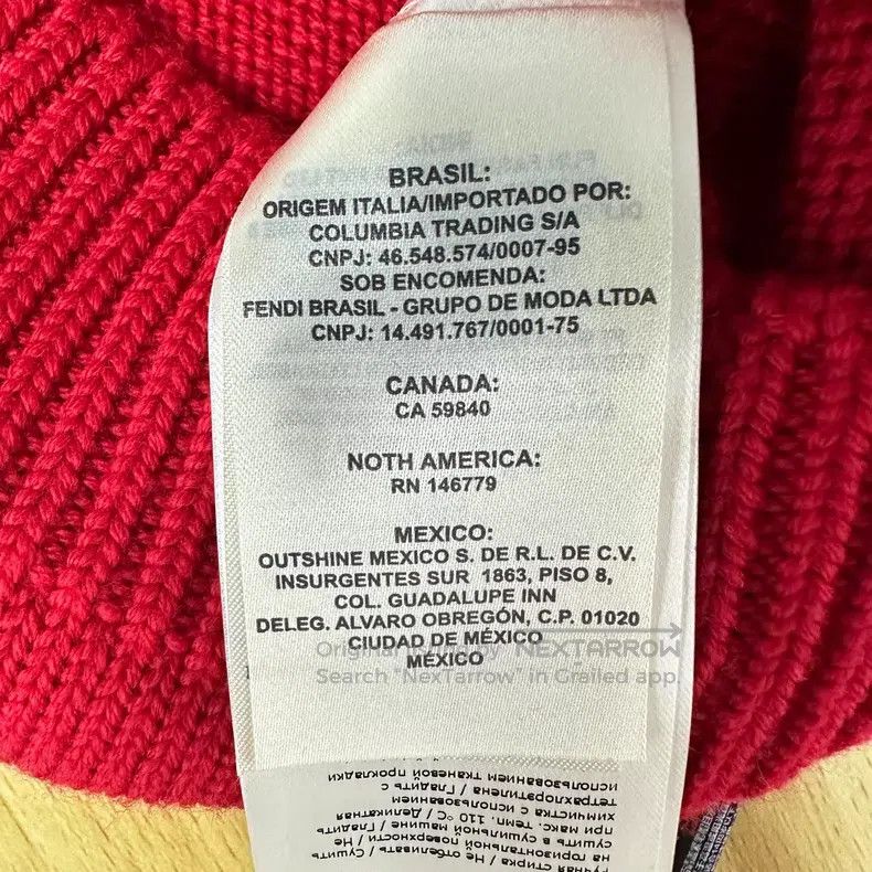 Fendi Fendi Red Long Sleeve Sweater Size US M / EU 48-50 / 2 - 6 Thumbnail