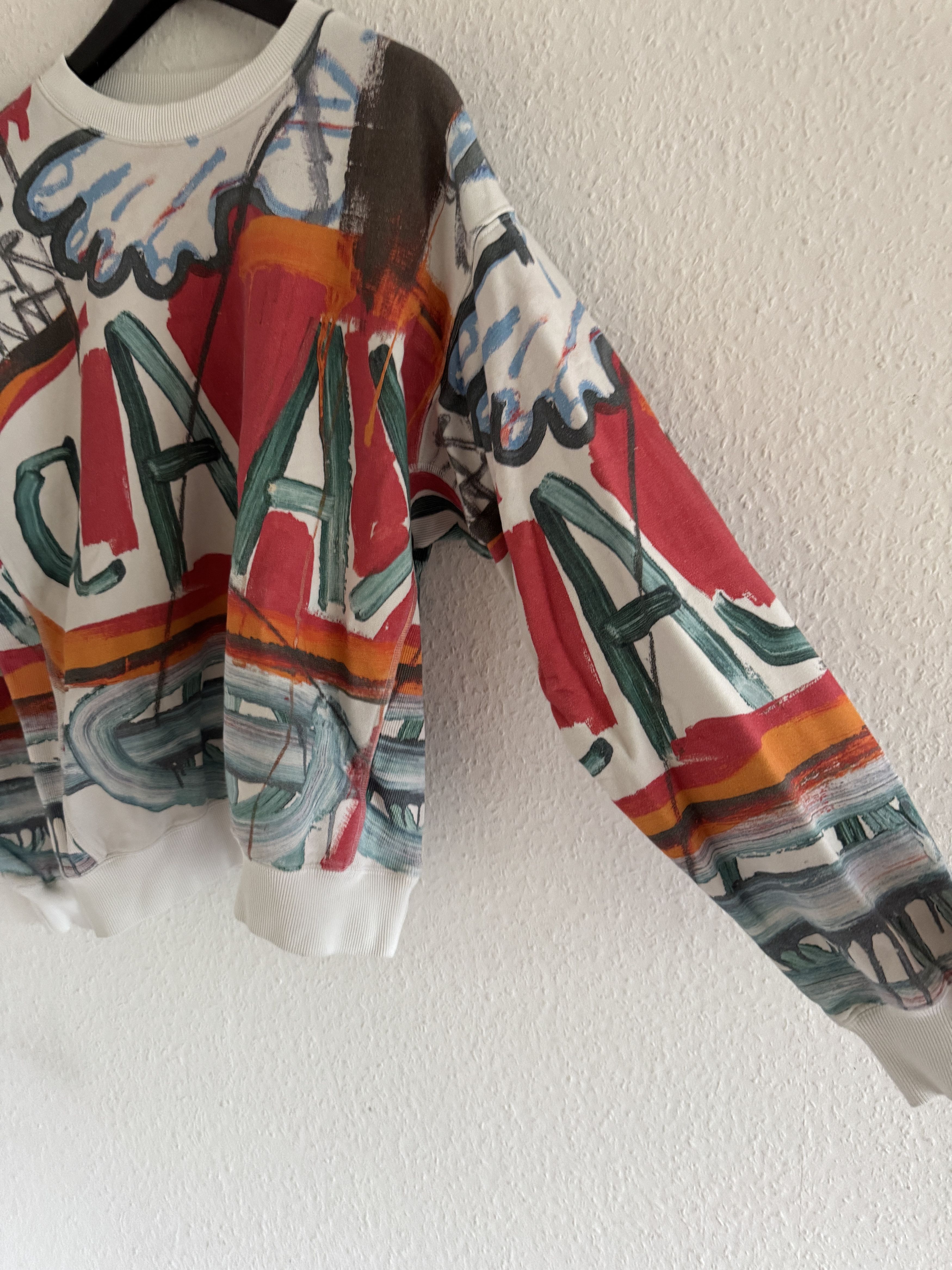H&M × Jean-Michel Basquiat × Who Decides War Oversized Graphic Sweatshirt Size US L / EU 52-54 / 3 - 5 Thumbnail