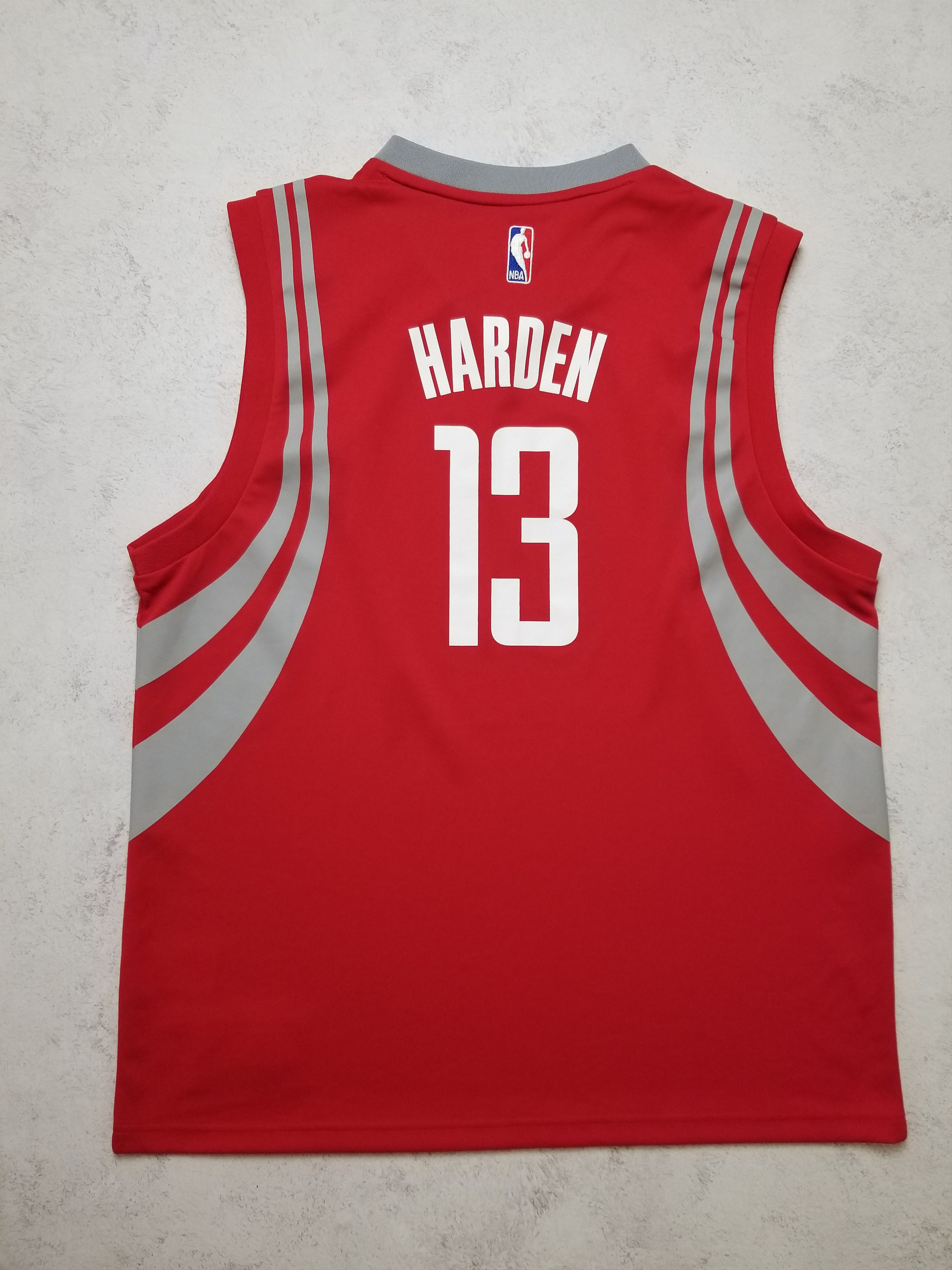 Adidas Adidas Houston Rockets #13 James Harden Red Jersey Size US L / EU 52-54 / 3 - 2 Thumbnail