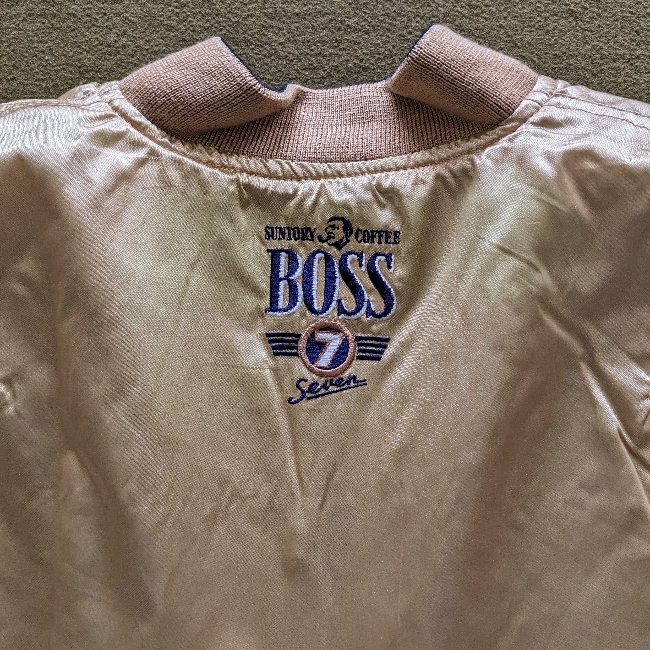 Other Vintage SUNTORY COFFEE BOSS Bomber Jacket Size US L / EU 52-54 / 3 - 2 Thumbnail