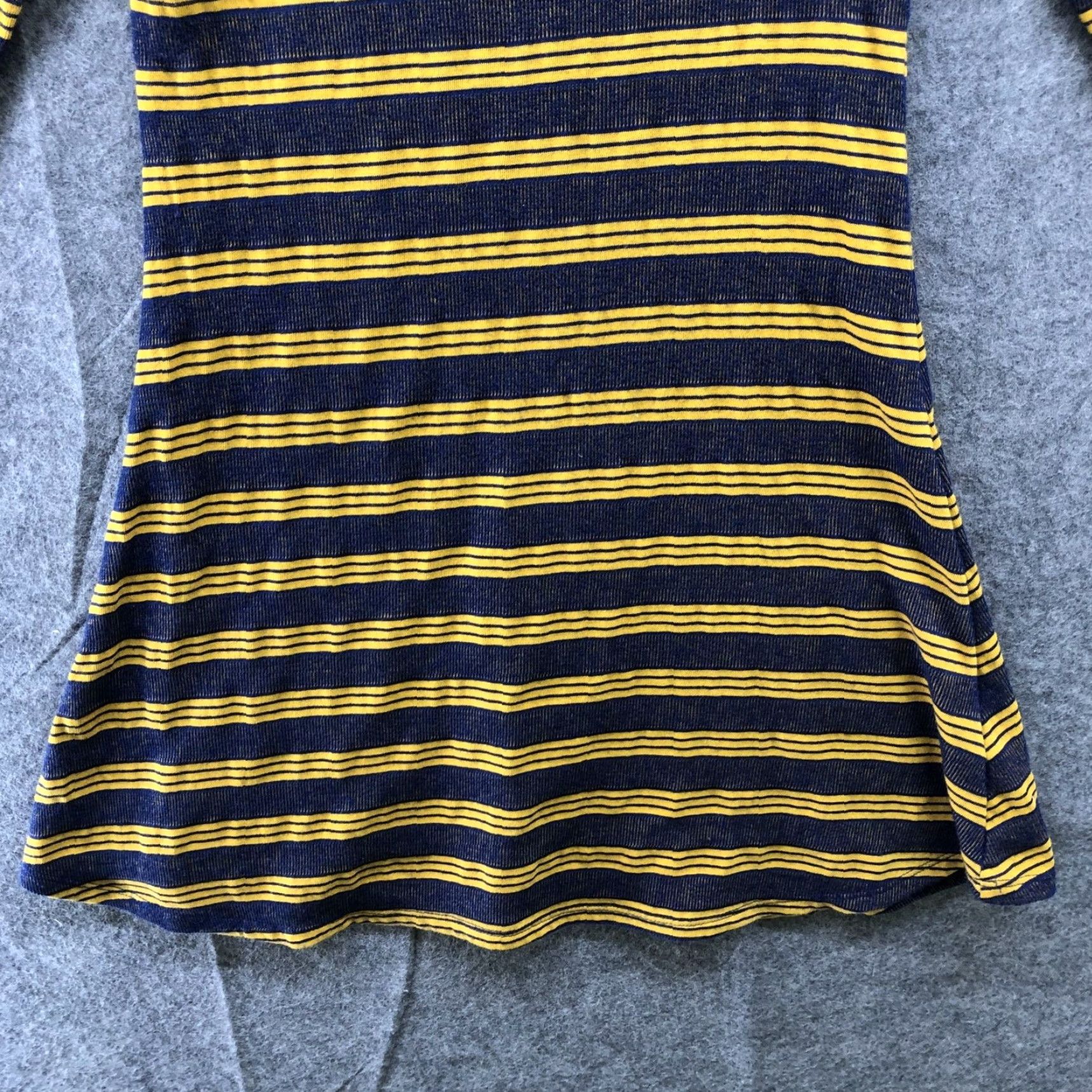 Urban Outfitters Urban Outfitters BDG Dress Women XS Multicolor Stripe 3/4 Sleeve Boat Neck Short Knit Pullover Casual Size XS / US 0-2 / IT 36-38 - 4 Thumbnail