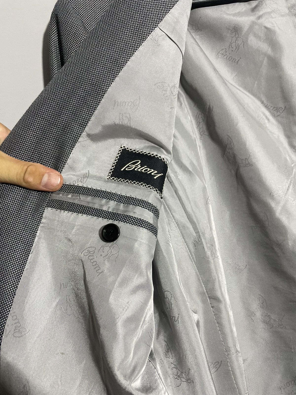 Brioni Brioni Parlamento Grey Blazer size 27(s) Size 48L - 11 Thumbnail