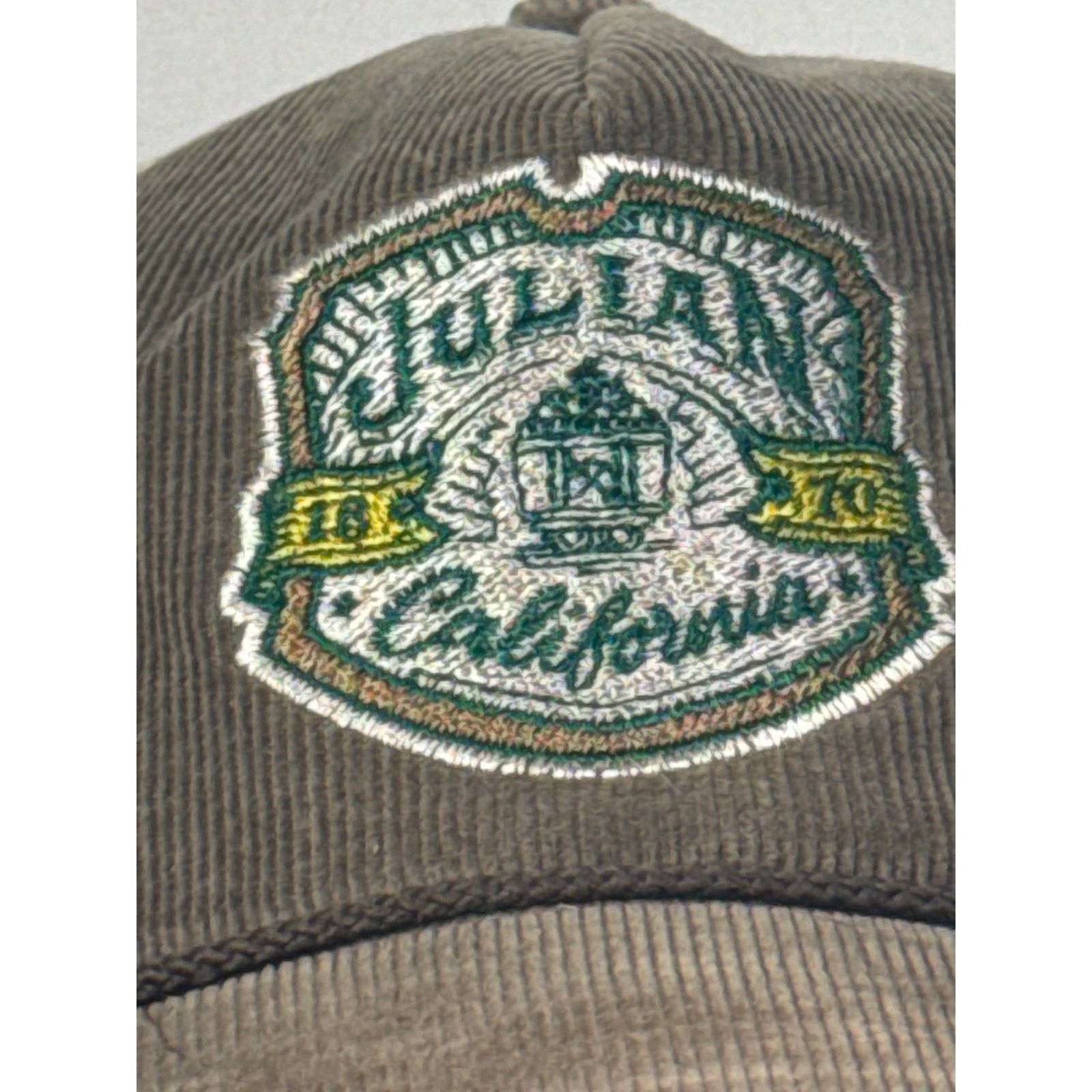 Richardson Vintage Julian CA Corduroy Trucker Hat - Retro Brown Mesh Size ONE SIZE - 2 Thumbnail