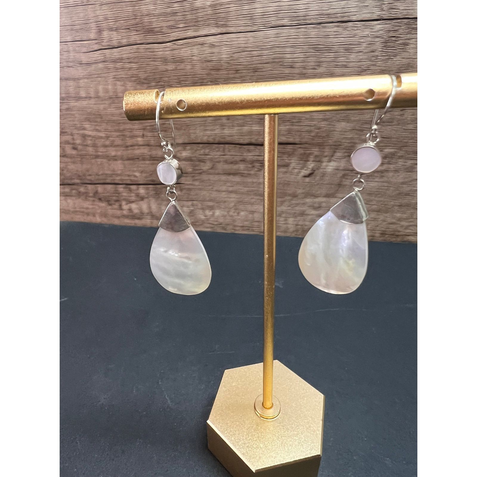 Other Mother of pearl sterling silver dangle earrings Size ONE SIZE - 3 Thumbnail