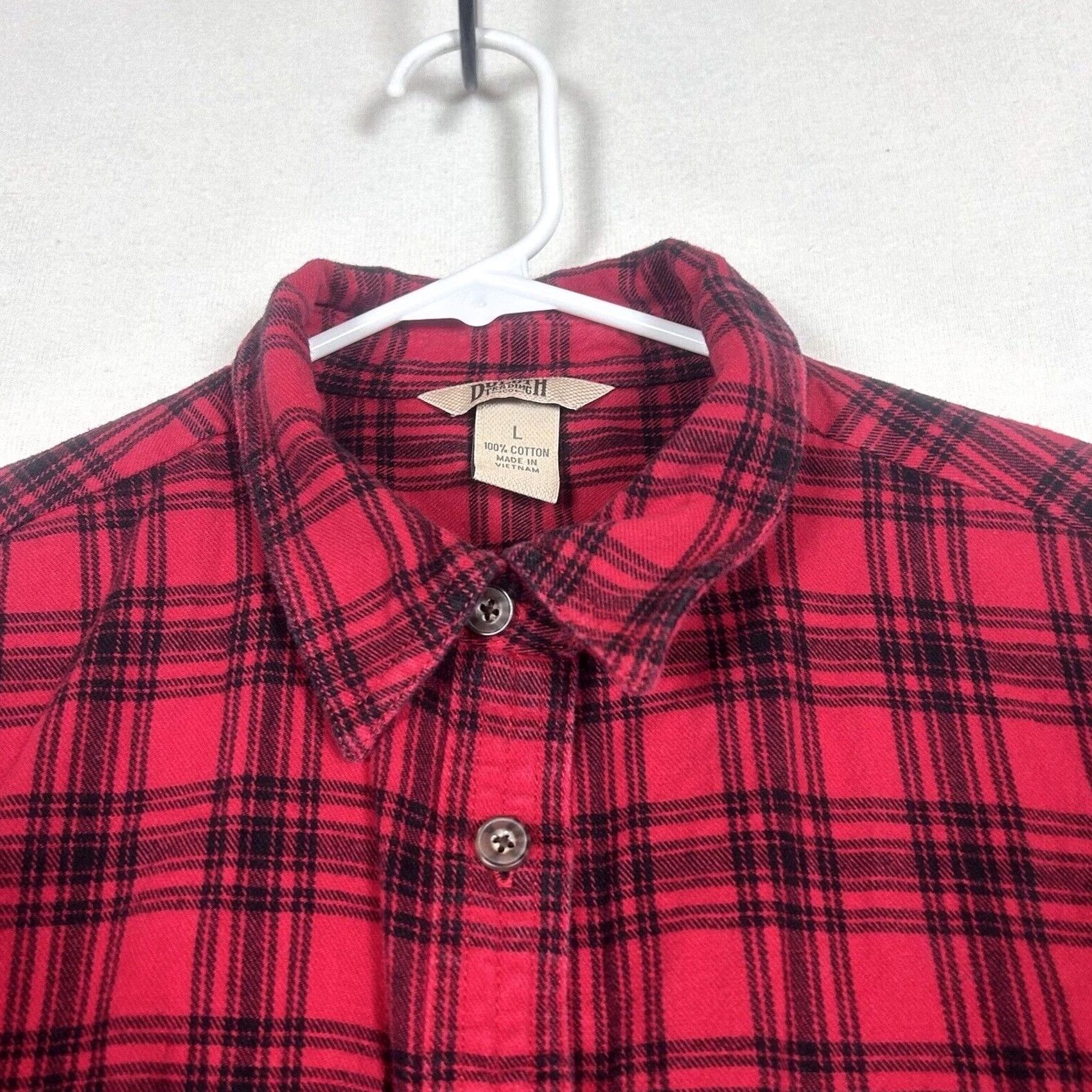 Vintage Duluth Plaid Long Sleeve Button-Up Shirts Mens Size L Red L/S Size US L / EU 52-54 / 3 - 2 Thumbnail