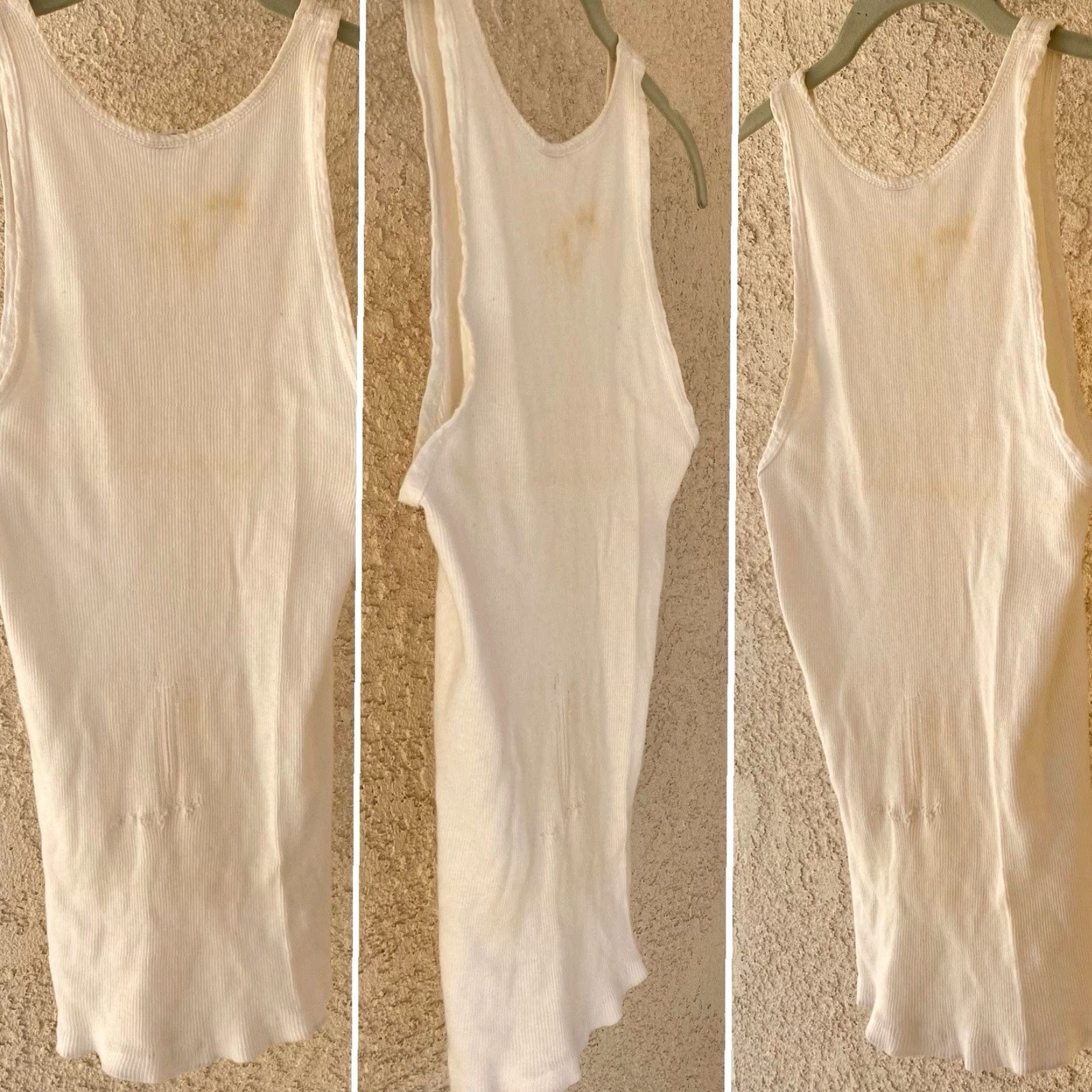Vintage VINTAGE B.V.D Shirt Mens M 38–40 White Cotton Tank Top Ribbed Size US M / EU 48-50 / 2 - 7 Thumbnail