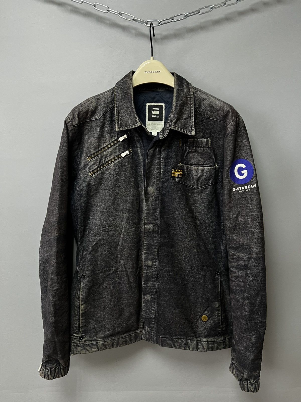 G-Star G Star Steel Overshirt Jacket Y2K Size US L / EU 52-54 / 3 - 1 Thumbnail